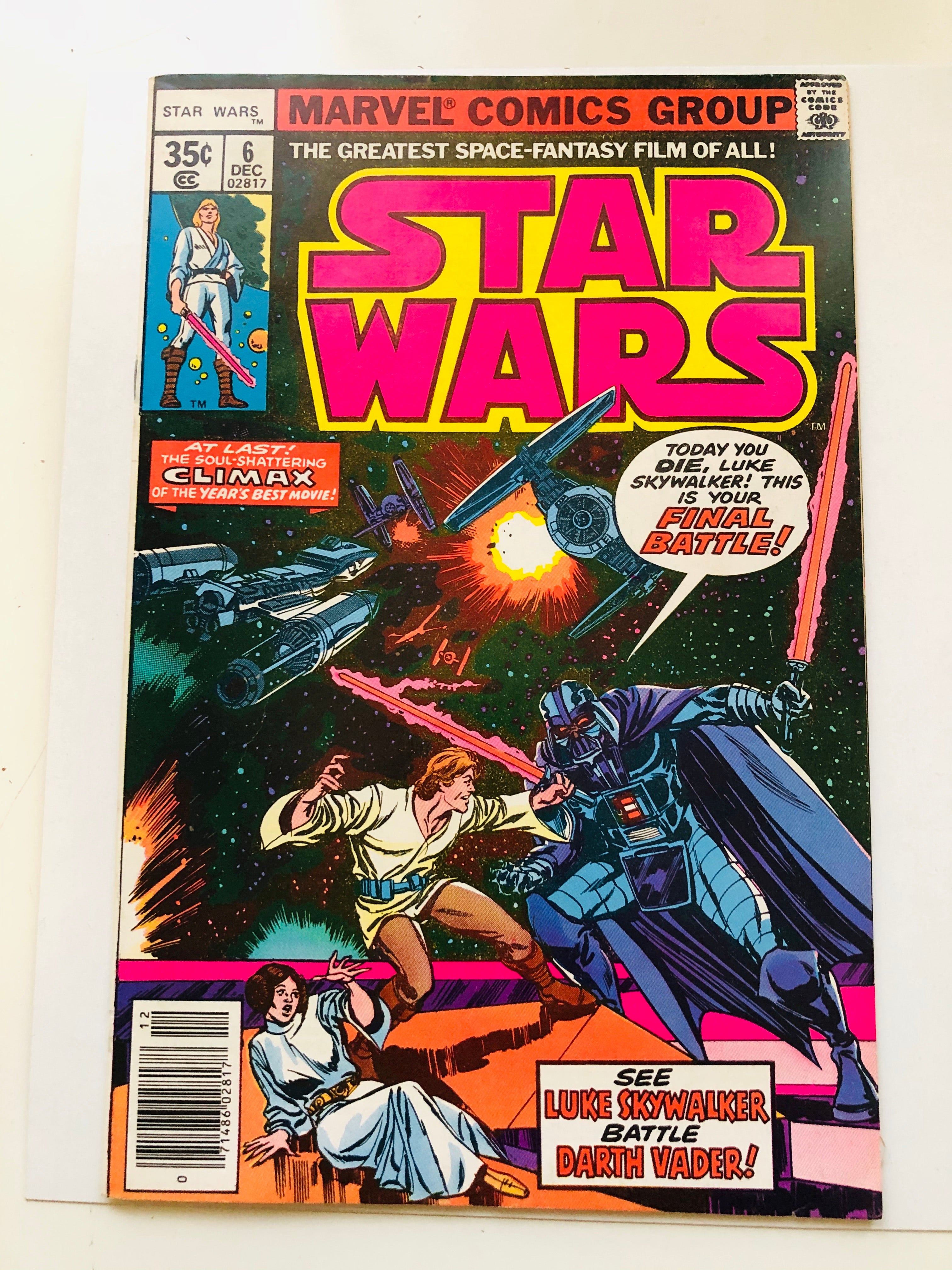 Star Wars movie #6 comic book 1977