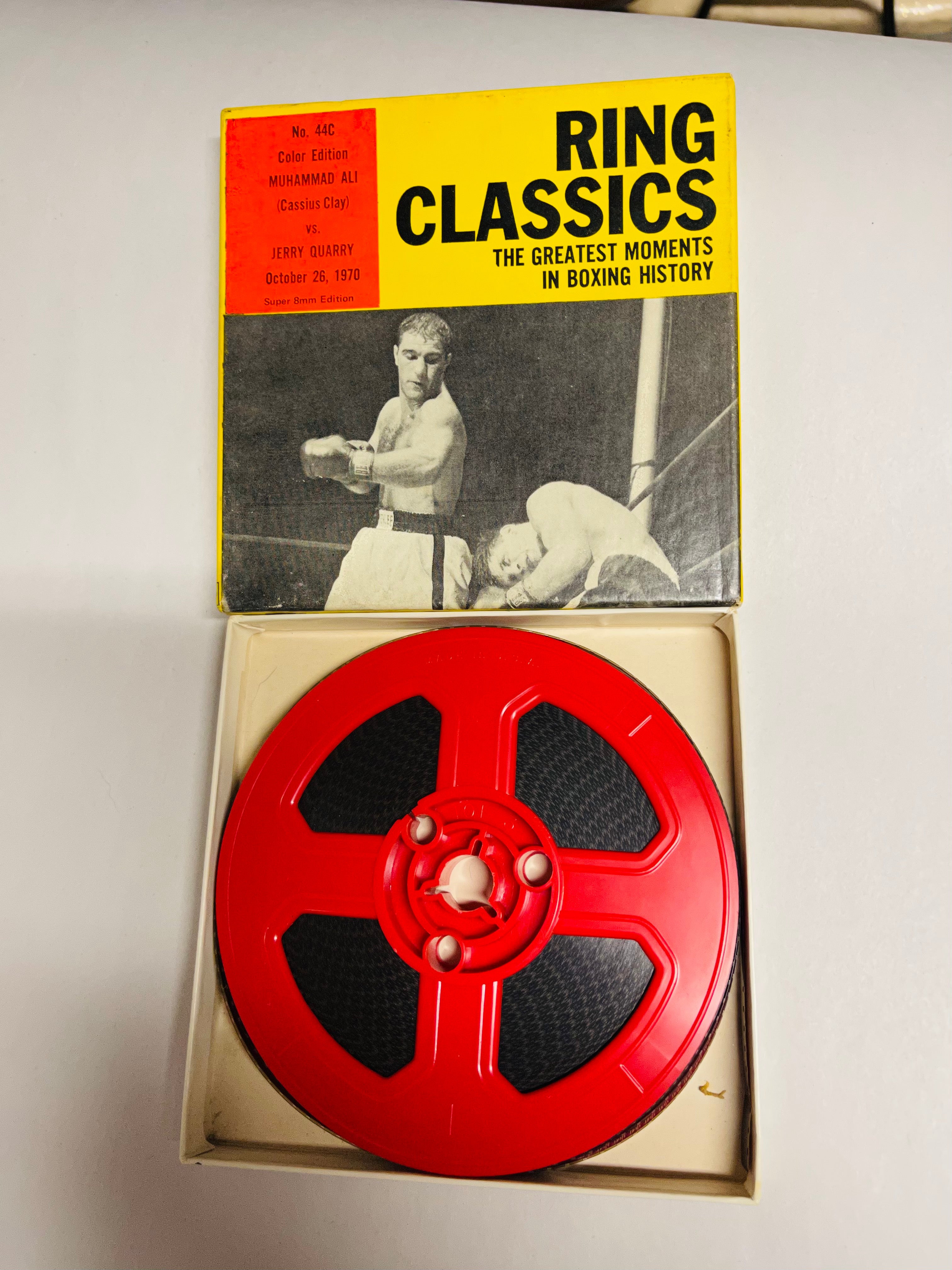 Muhammad Ali vs Jerry Quarry rare original super 8 fight reel 1970s