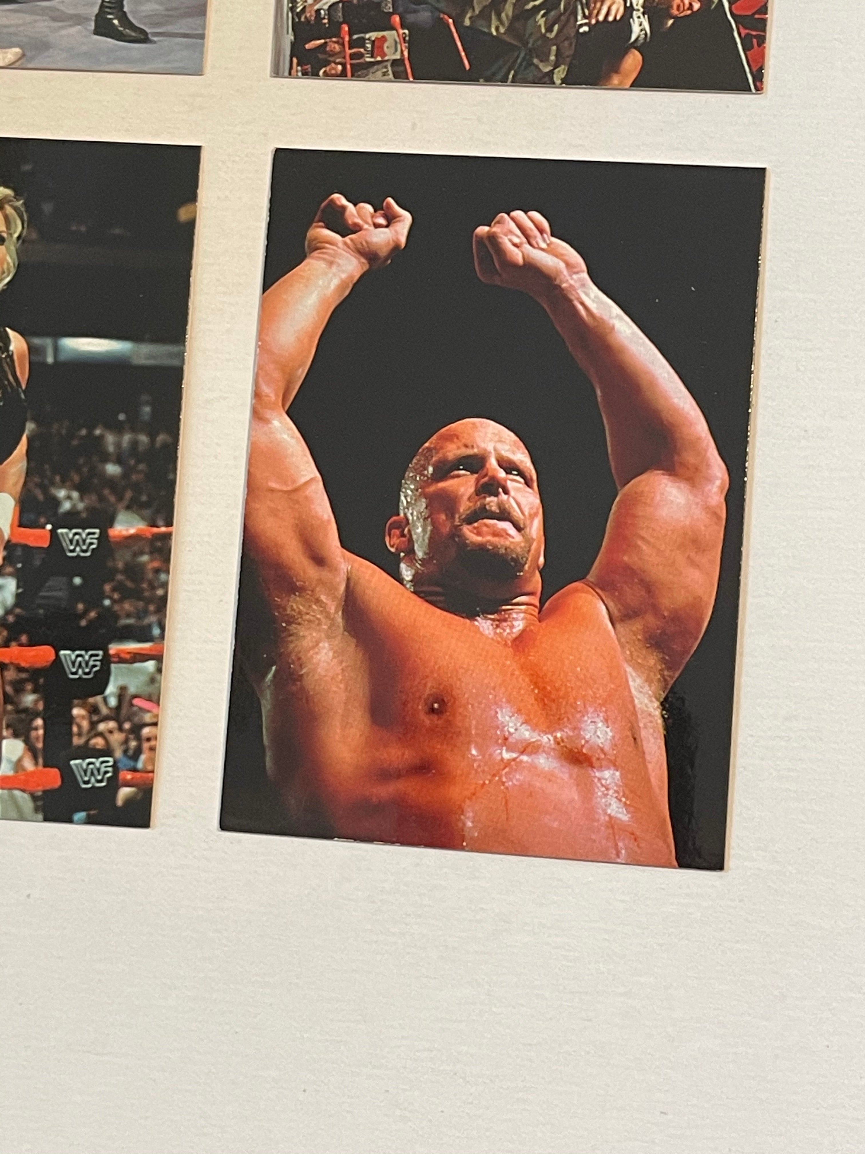 WWF Wrestling 4 card preview set w/ Steve Austin