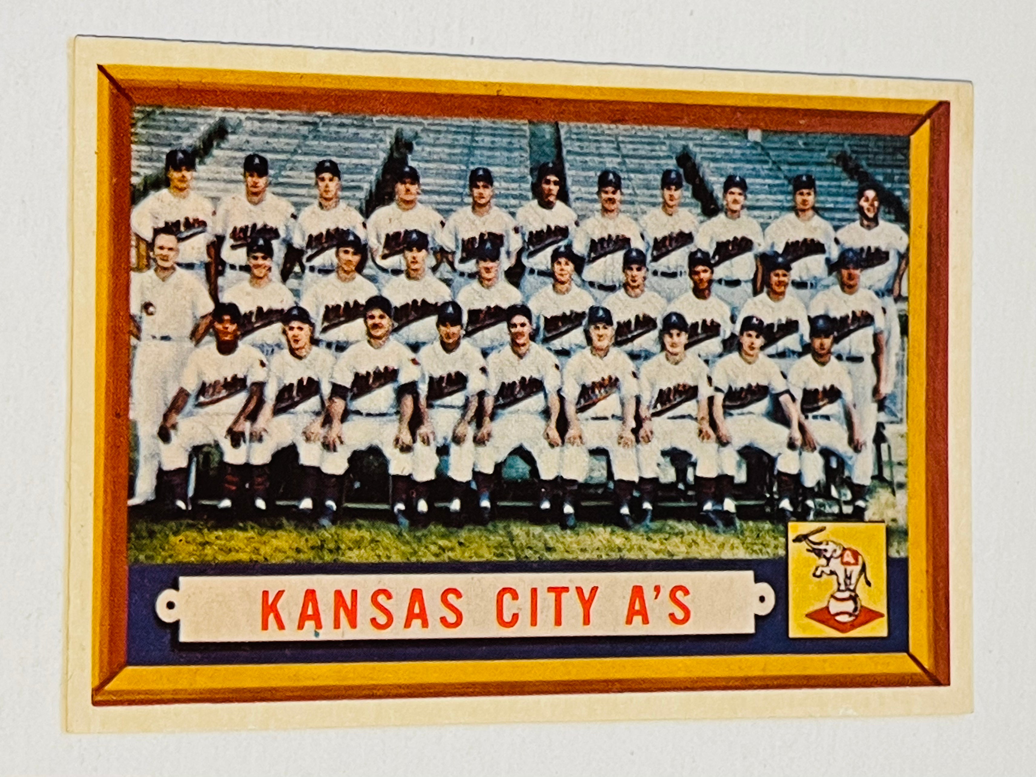1957 Topps baseball Kansas City high grade card