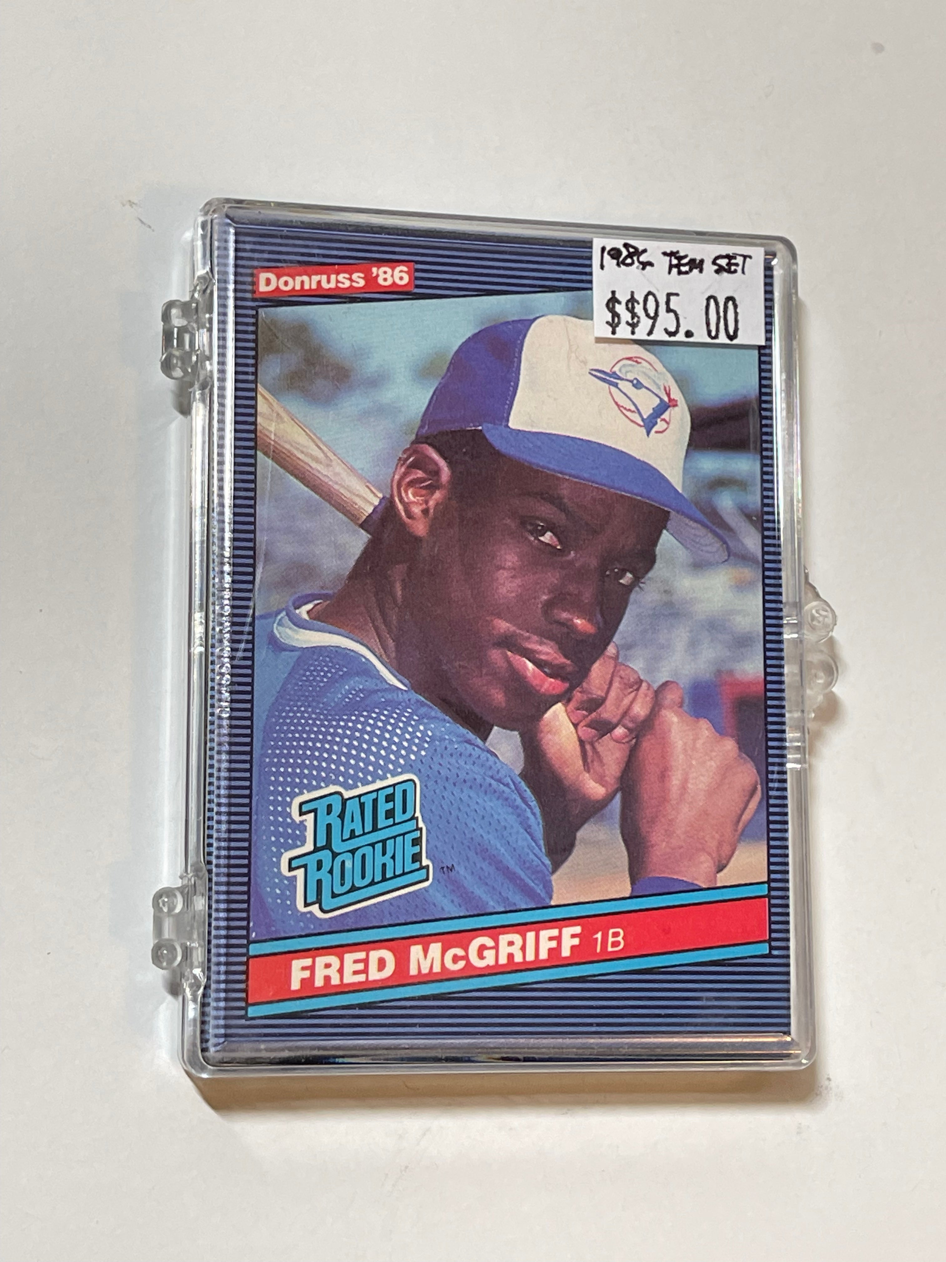 1986 Donruss Blue Jays baseball team set