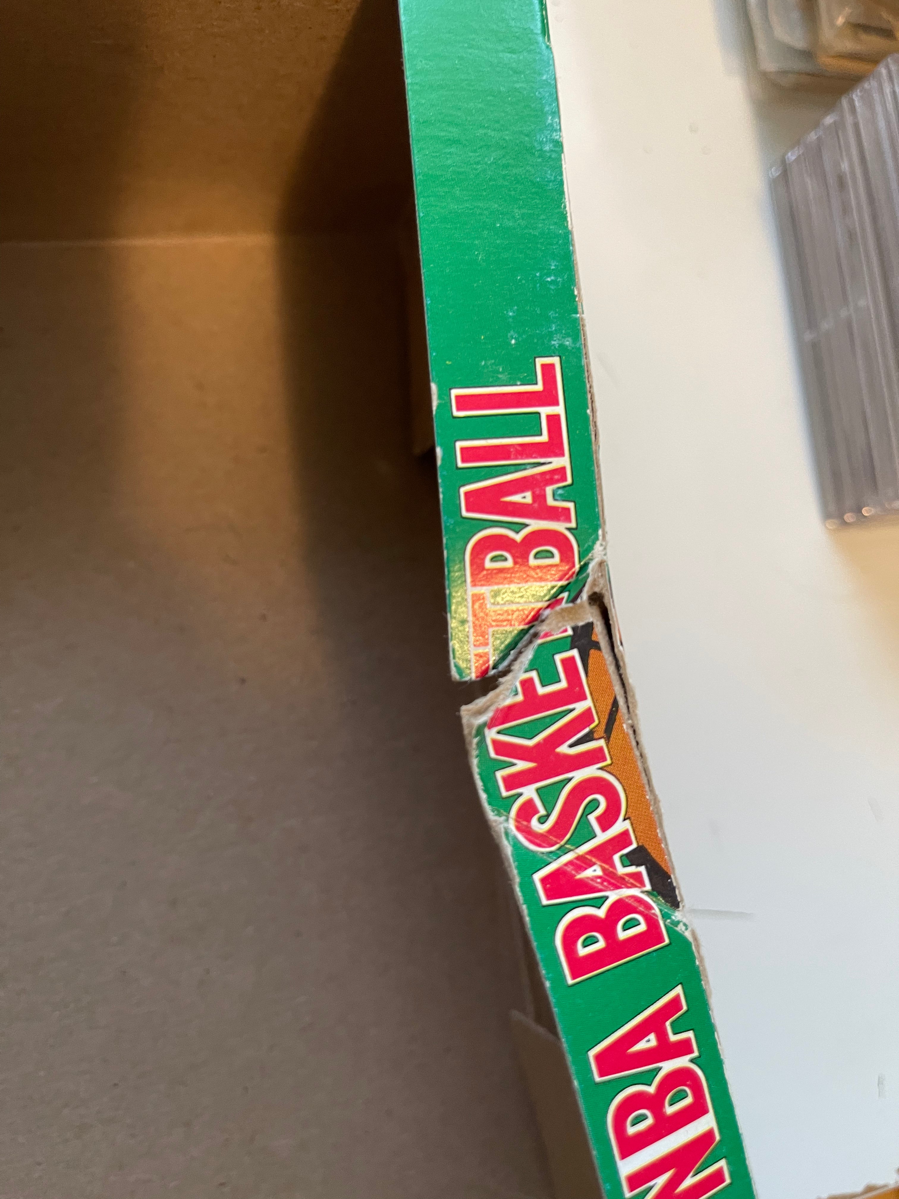 1987 Fleer basketball rare flat display box