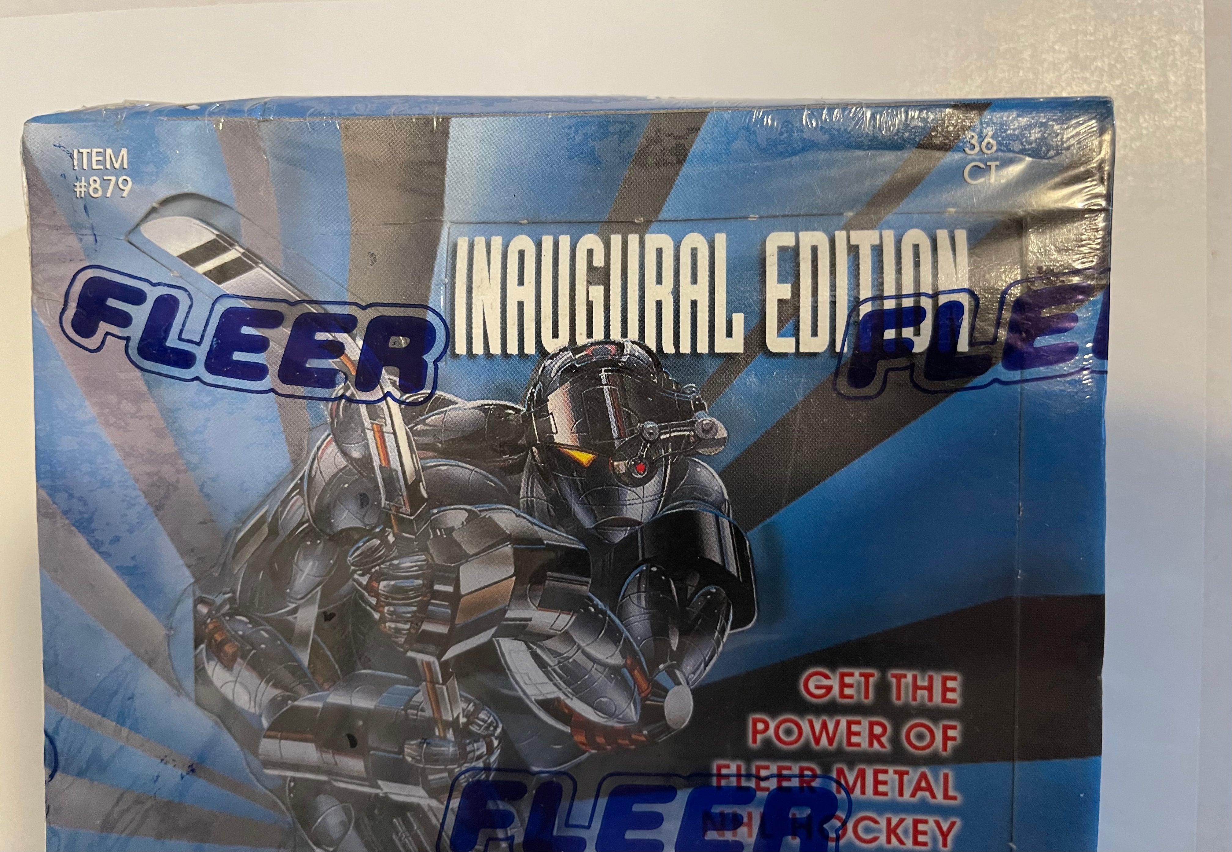 Fleer Metal hockey cards 36 packs rare factory sealed box 1995-96