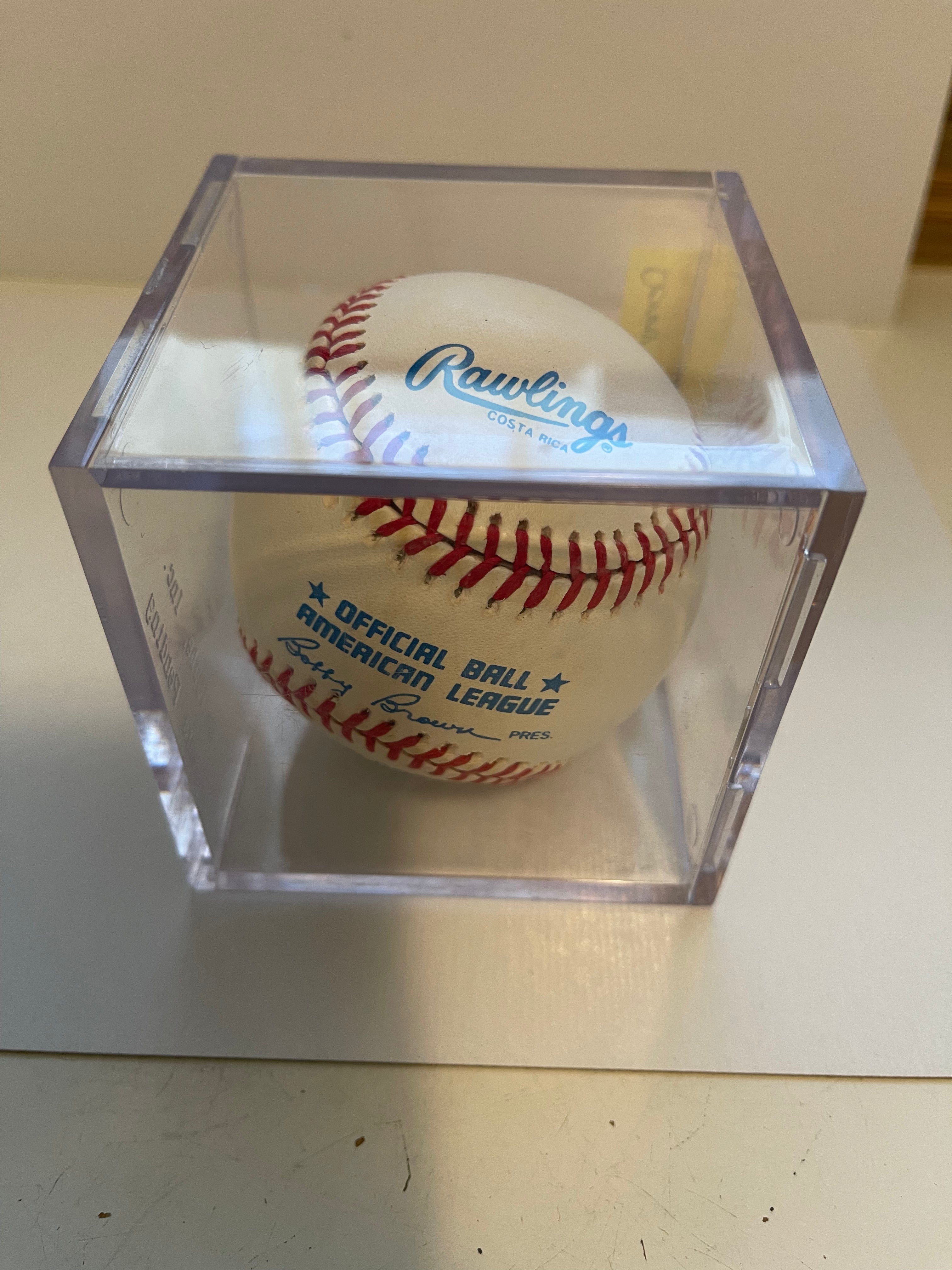 Denny McLain autograph baseball with COA