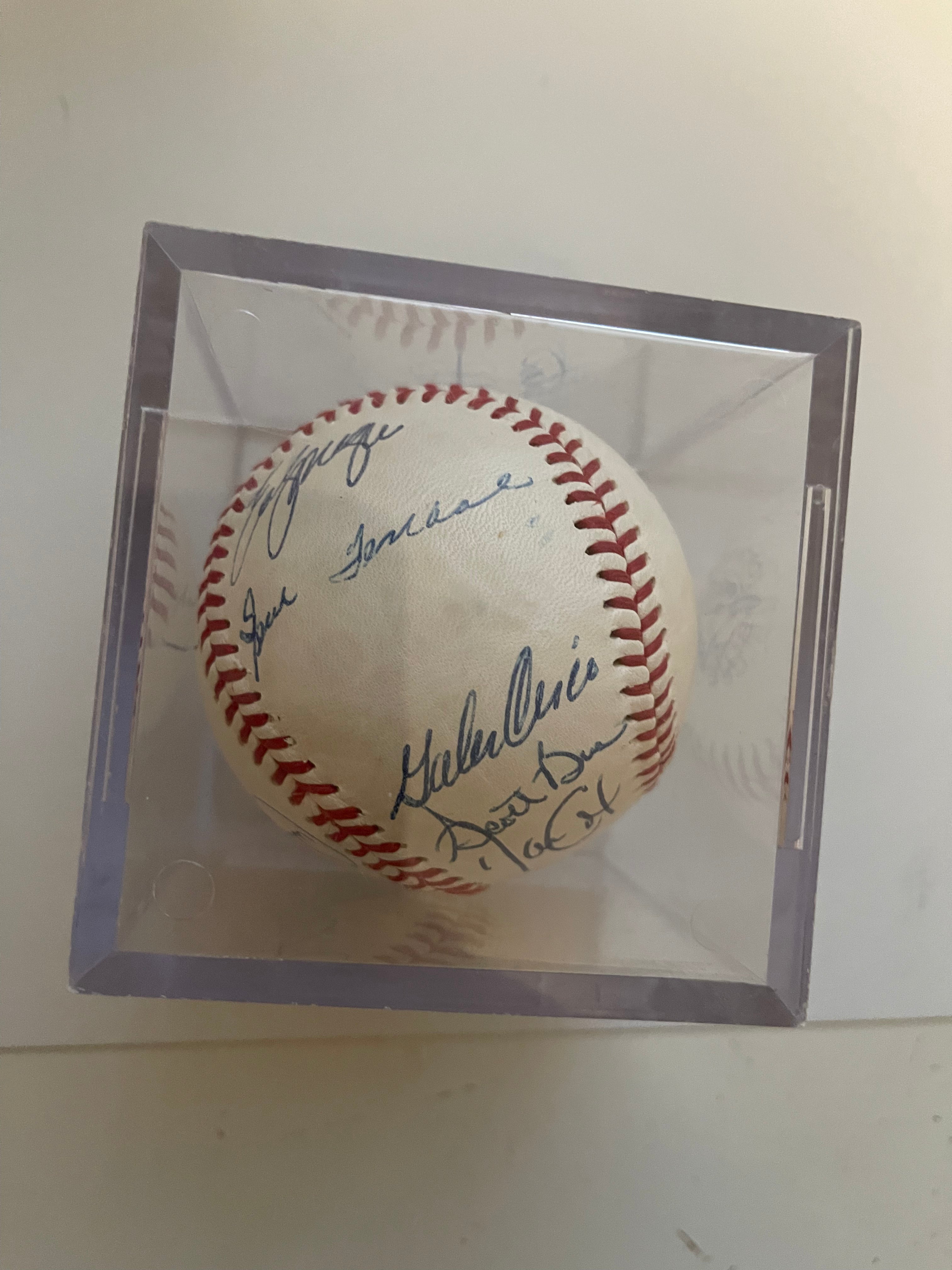 Toronto Blue Jays multi autograph baseball with COA
