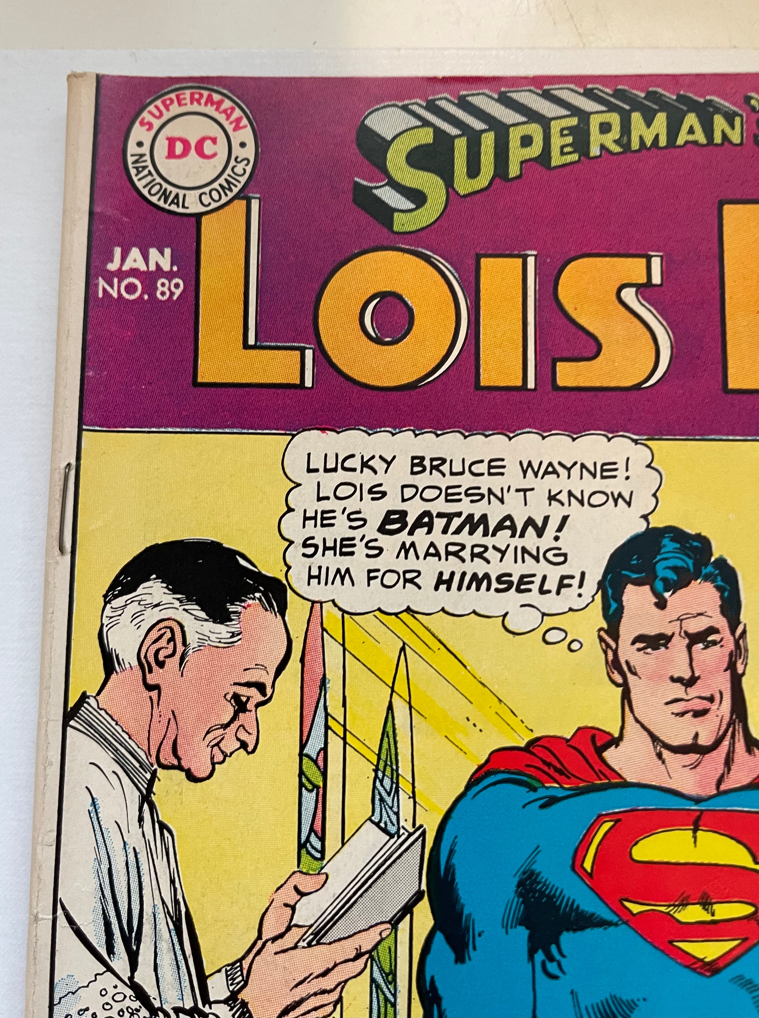 Superman’s Girlfriend Lois Lane Vf #89 comic