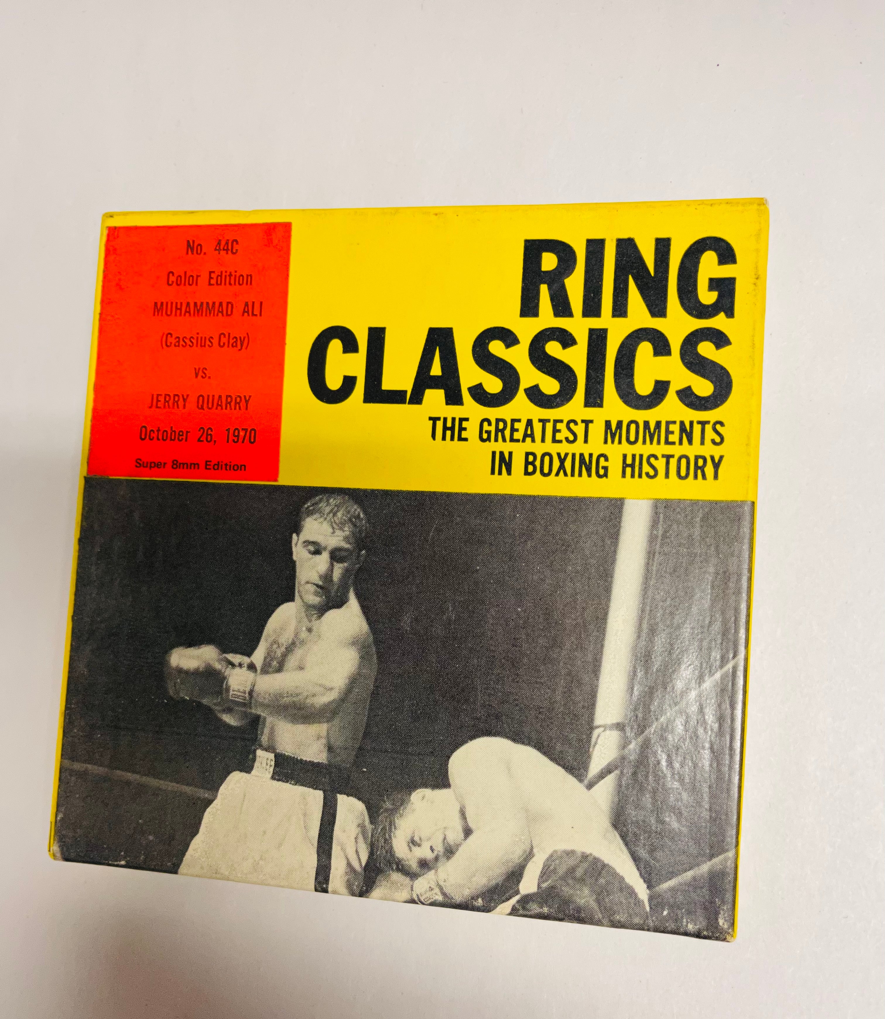 Muhammad Ali vs Jerry Quarry rare original super 8 fight reel 1970s