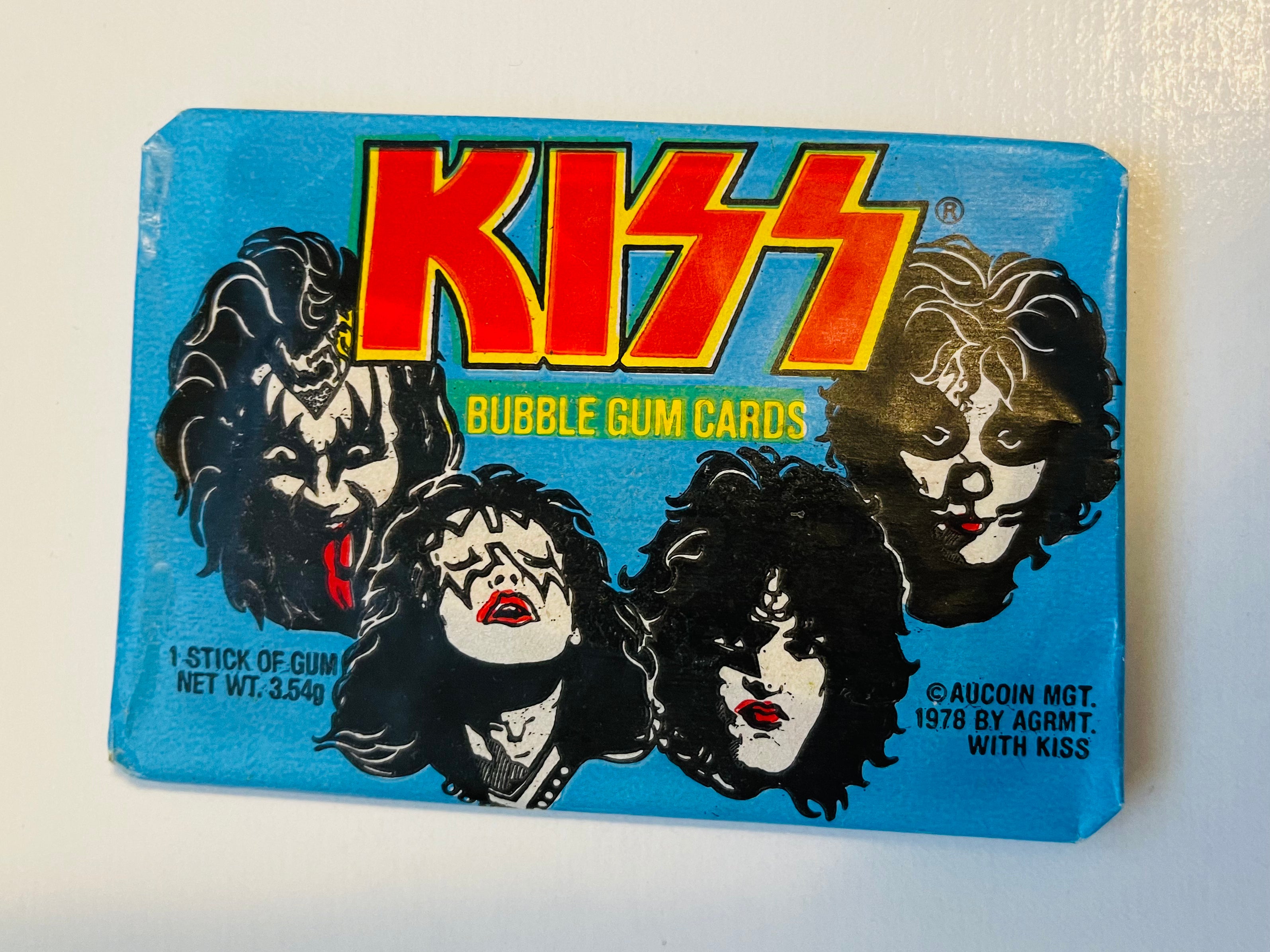 Kiss series 1 cards rare sealed pack 1978