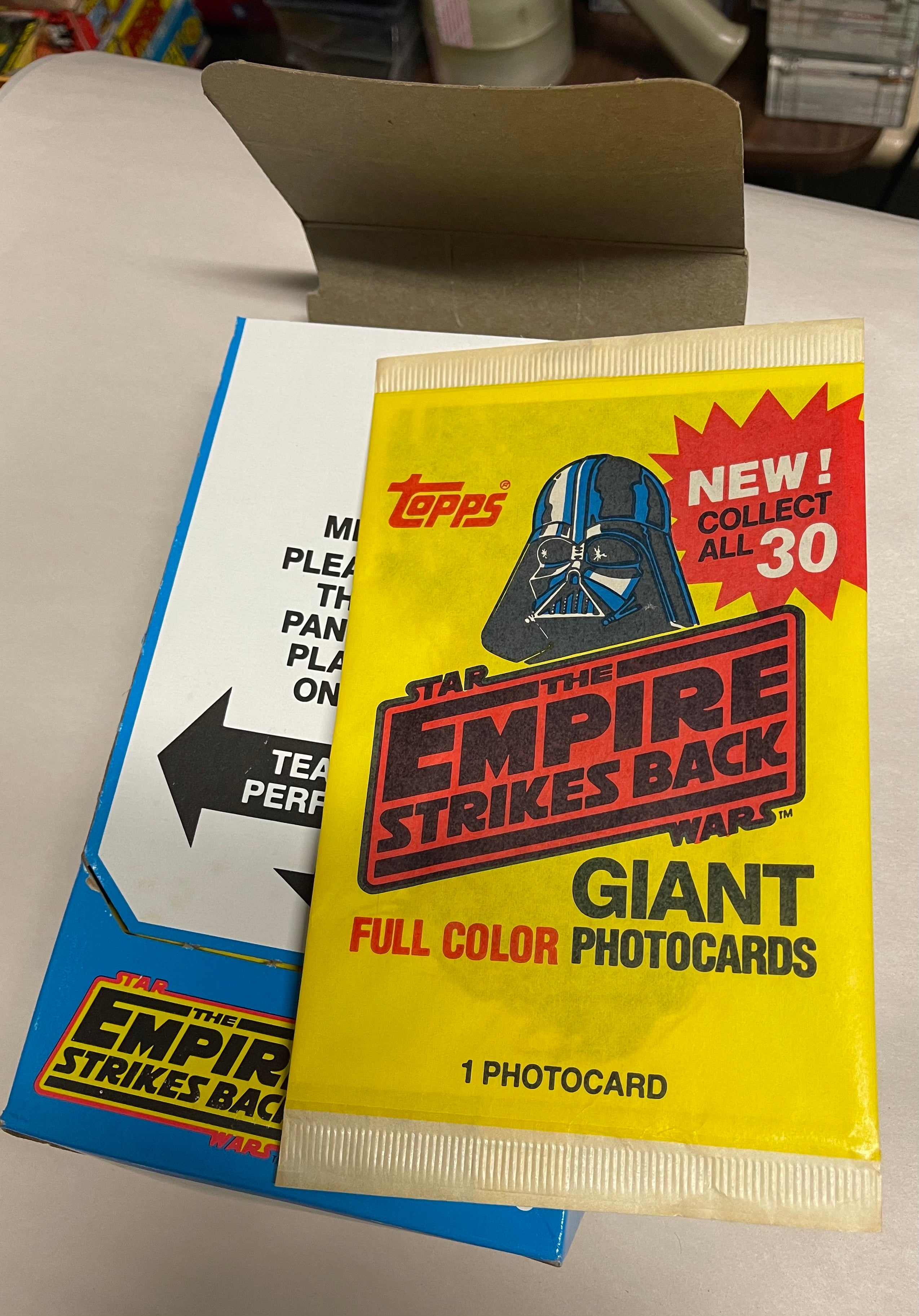Empire Strikes Back movie 5x7 photo cards 36 sealed packs 1980