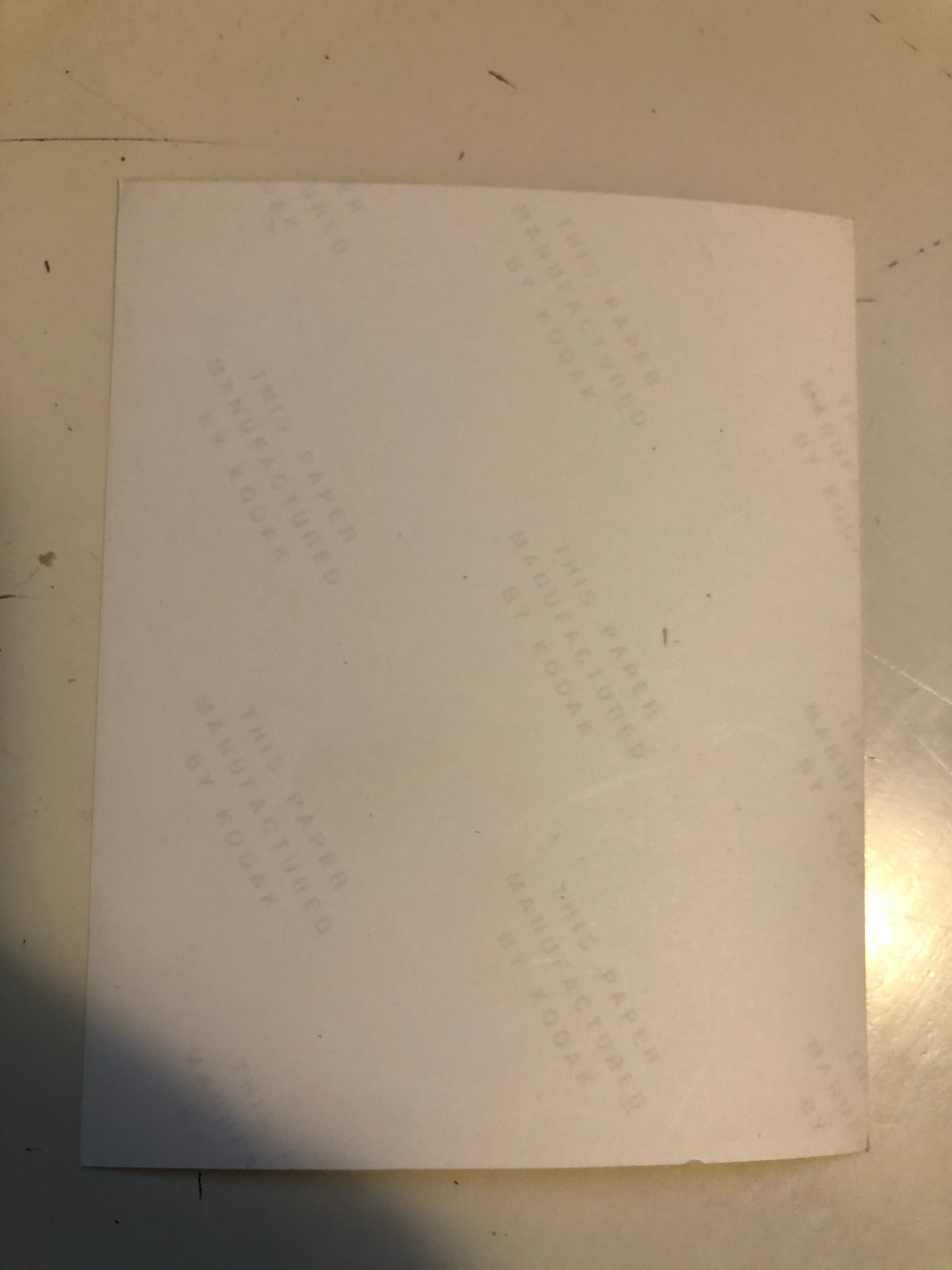 Rod Gilbert signed in person original polaroid photo with COA