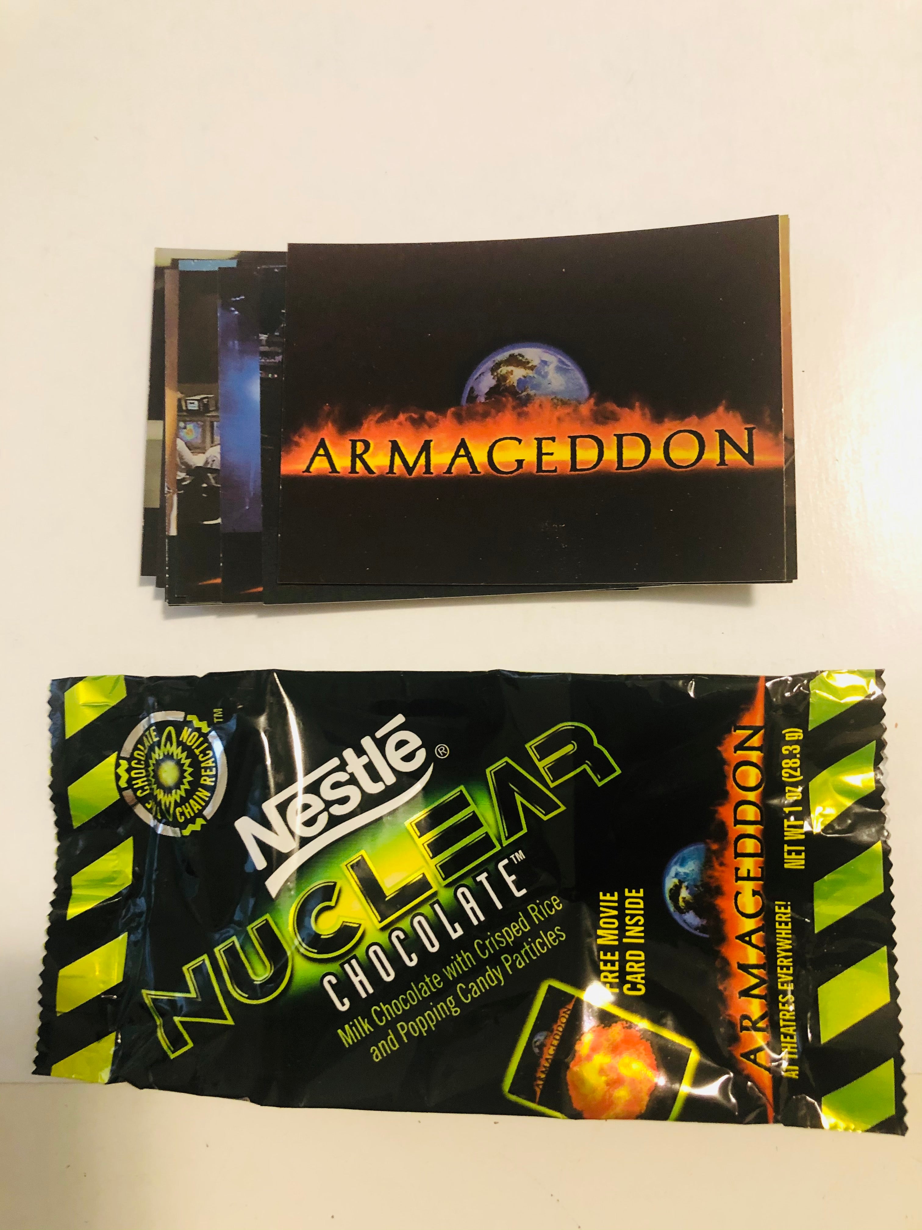 Armageddon movie rare limited issued foil cards set