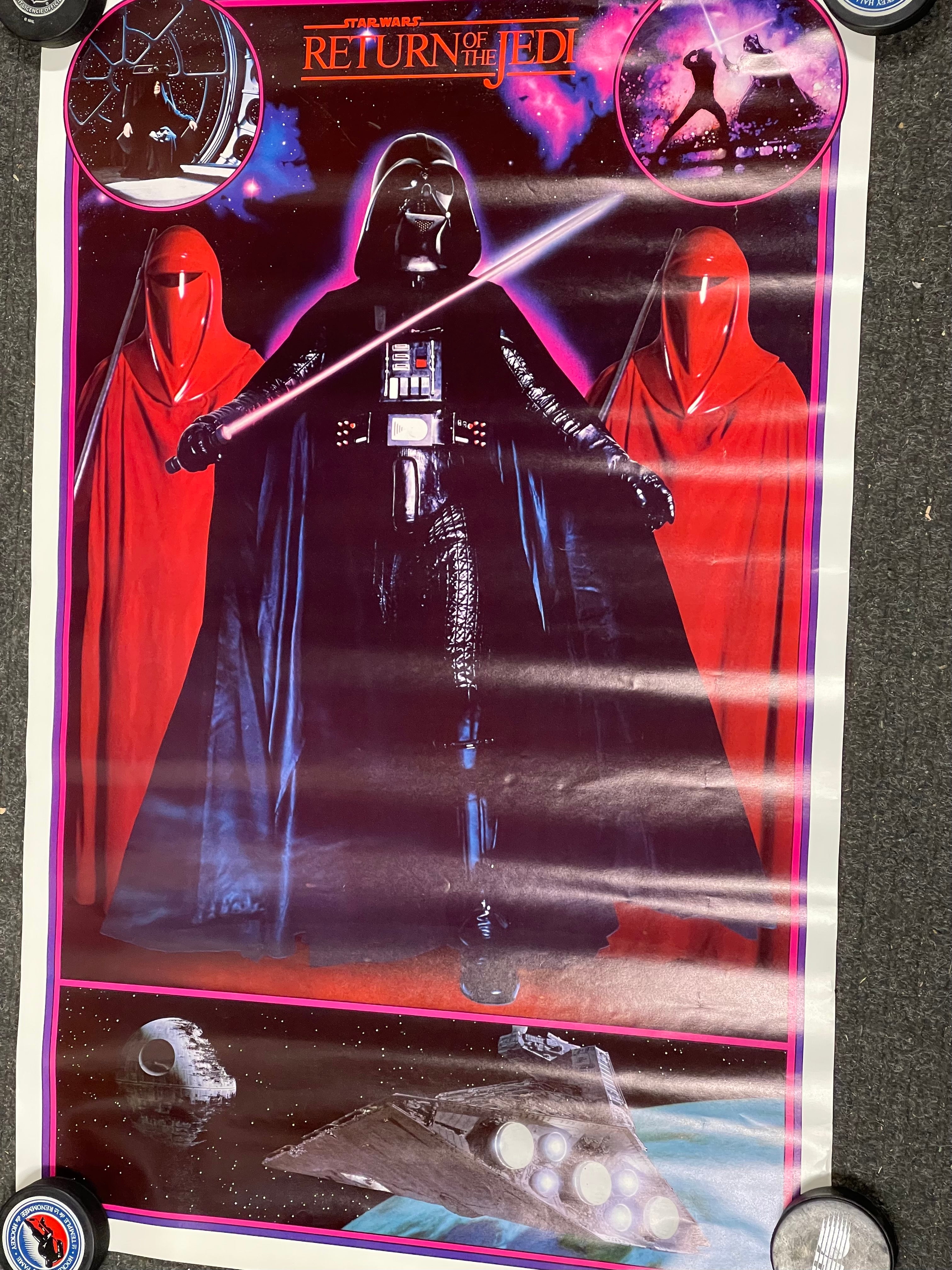 Star Wars Return of the Jedi original movie poster 1983