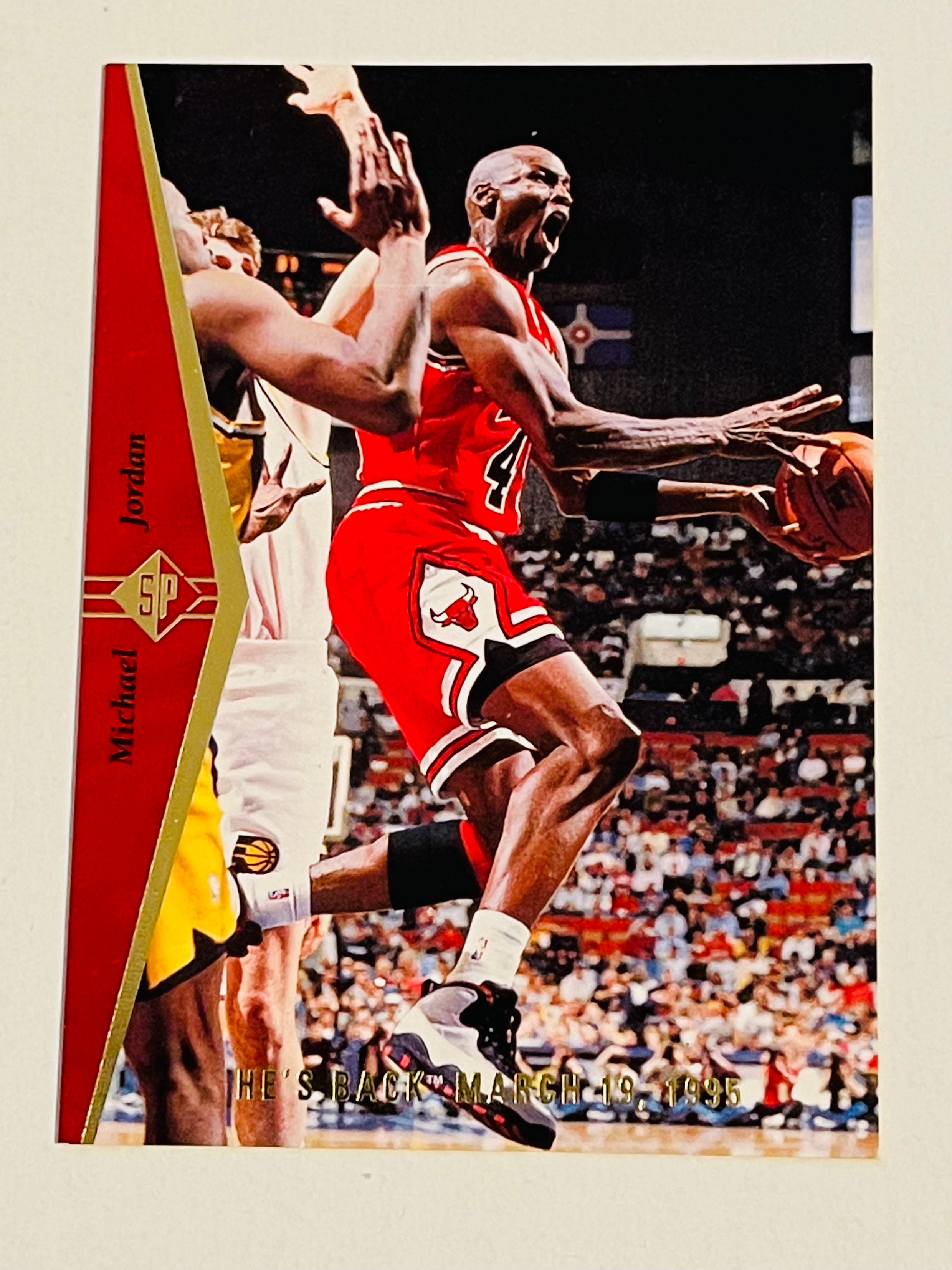 Michael Jordan Upperdeck SP MJ1 rare promo card 1995 Michael Jordan Upperdeck SP MJ1 rare promo card 1995