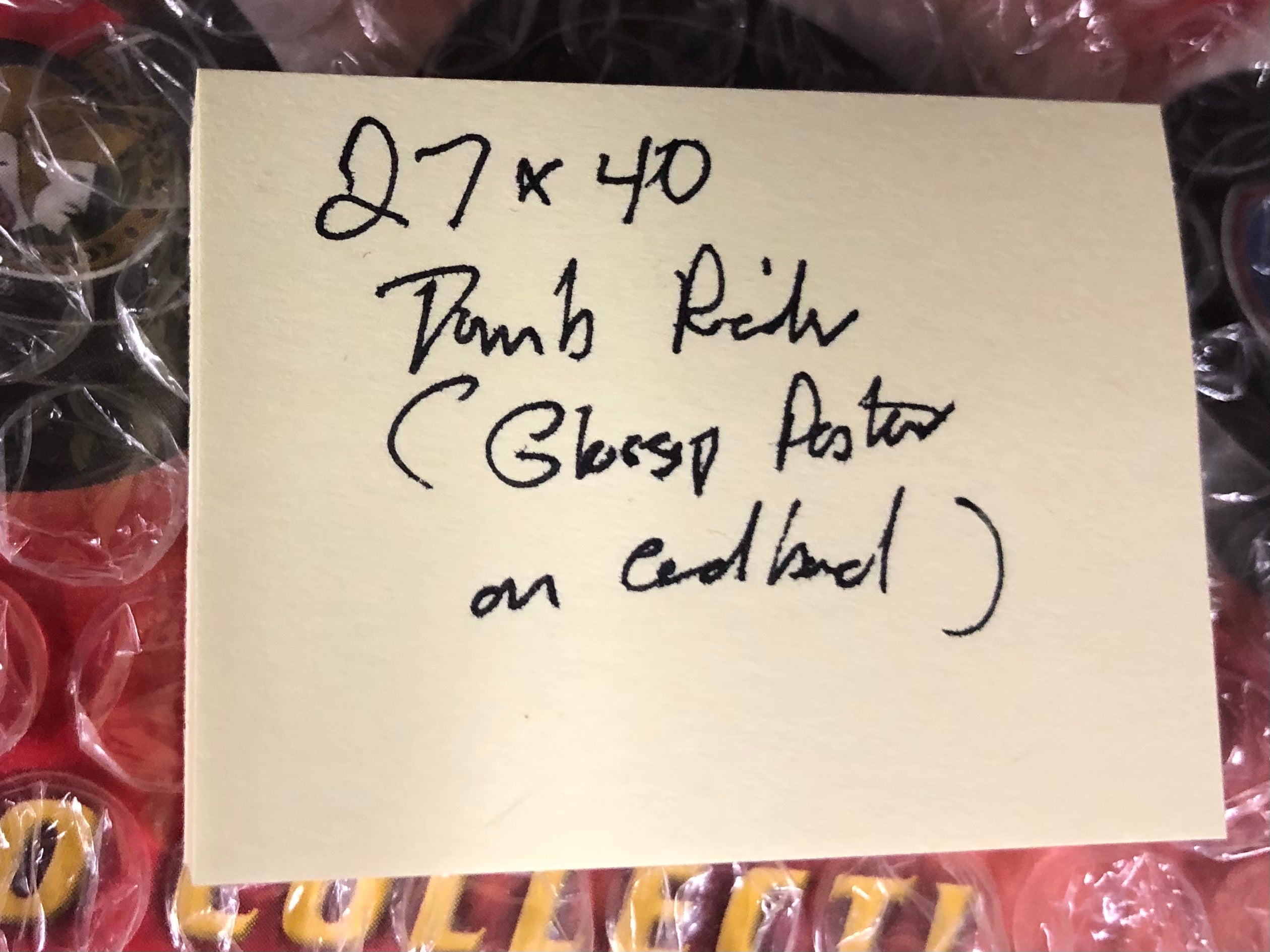 Tomb Raider movie rare large glossy poster