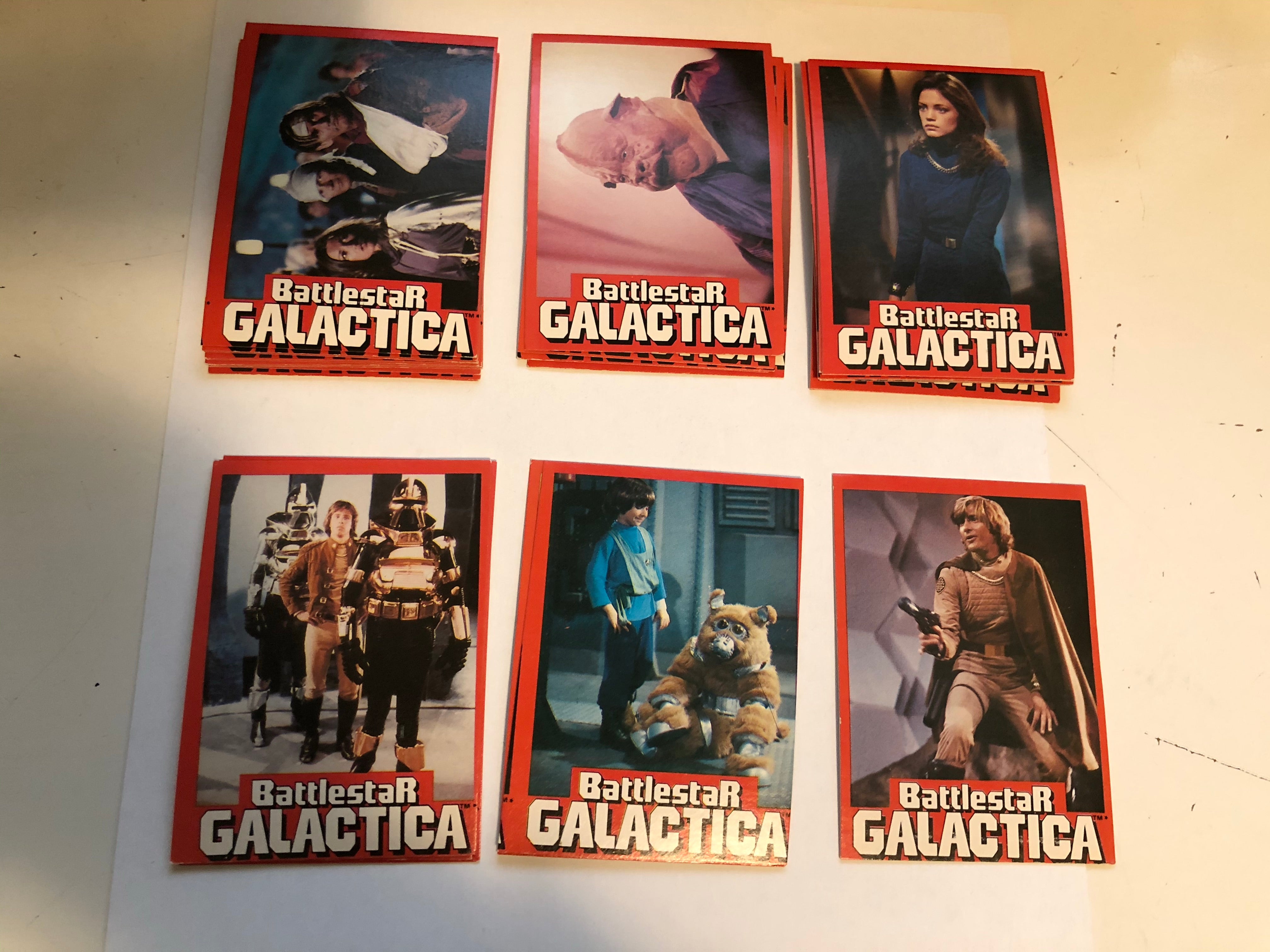 1978 Battlestar Galactica TV show Wonderbread cards set