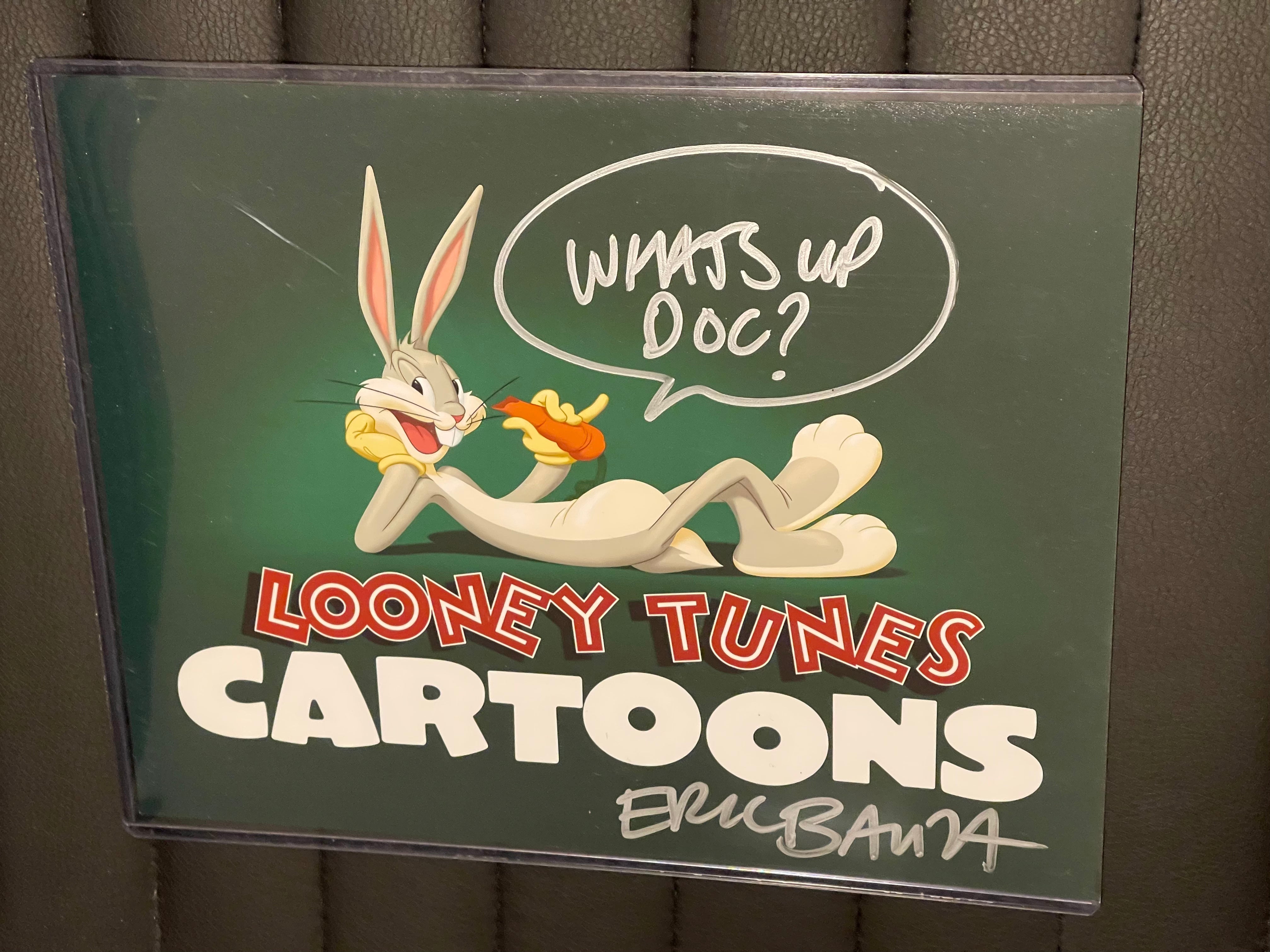 Bugs Bunny Looney Tunes Eric Bauza autograph 8x10 photo with COA