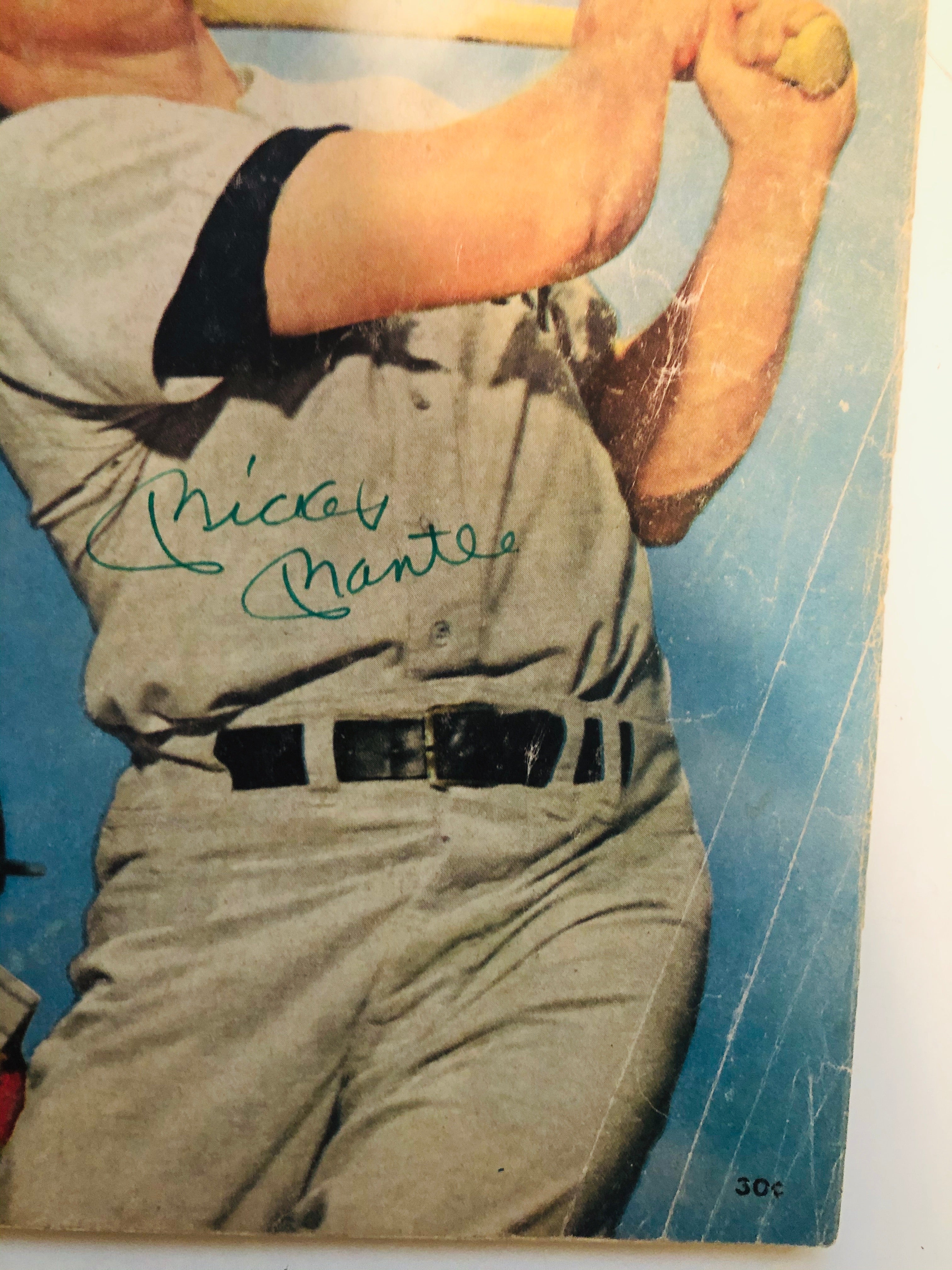 Mickey Mantle Sport Magazine signed with COA