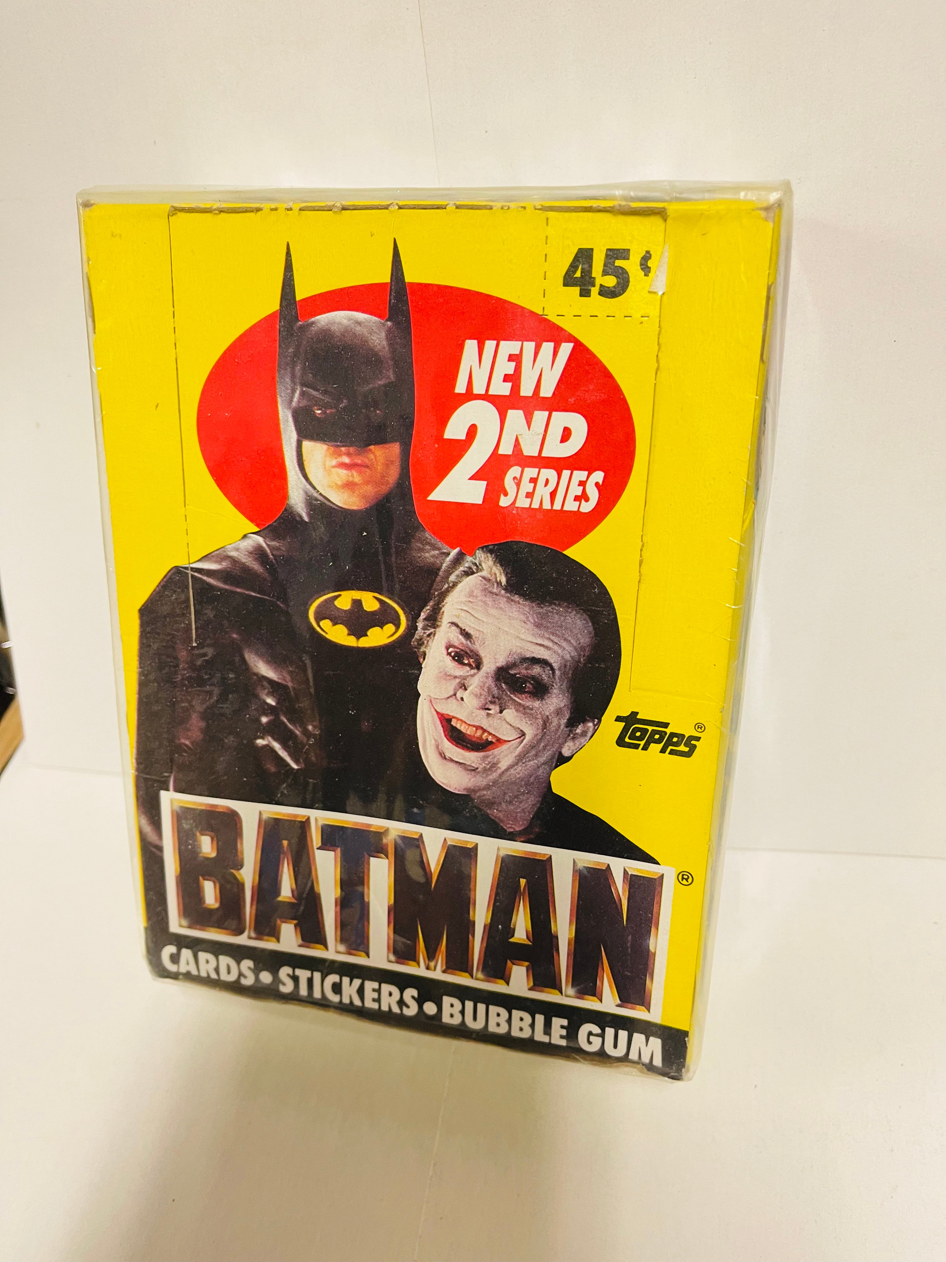 Batman Movie 2 Topps cards 36 packs box 1989