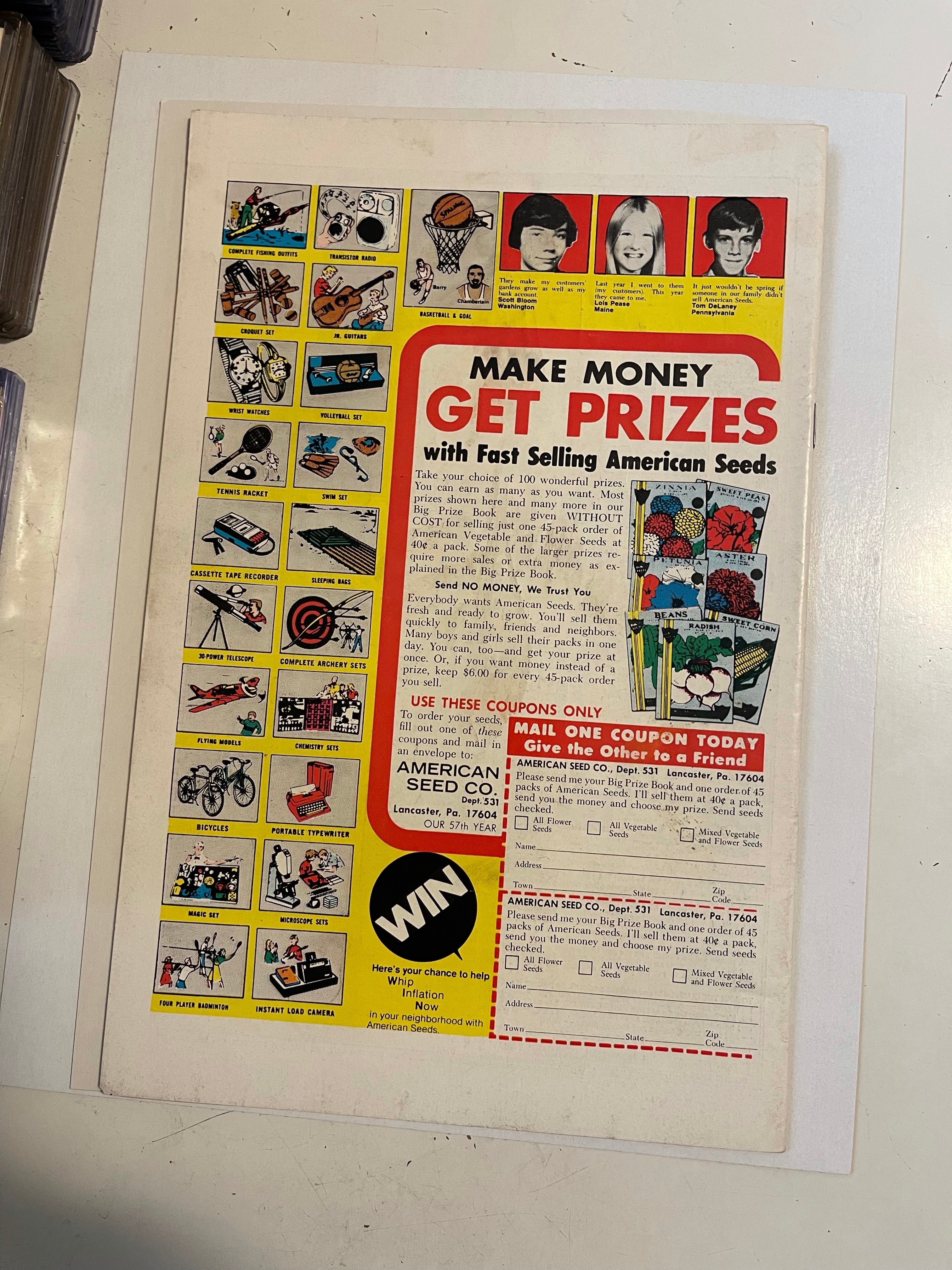 Beowulf #1 Vf condition comic book 1970s