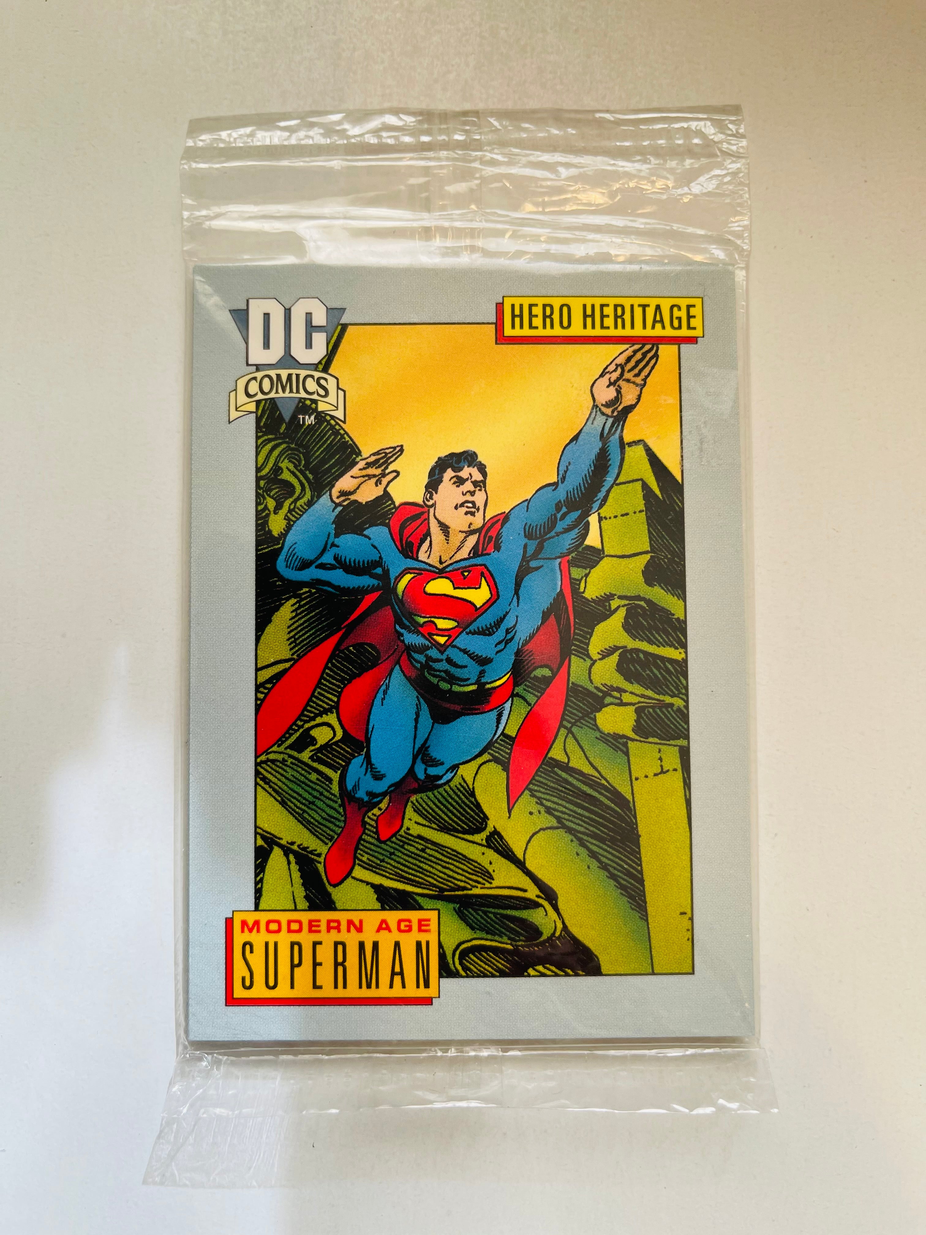 DC comic cards rare impel promo pack 1991