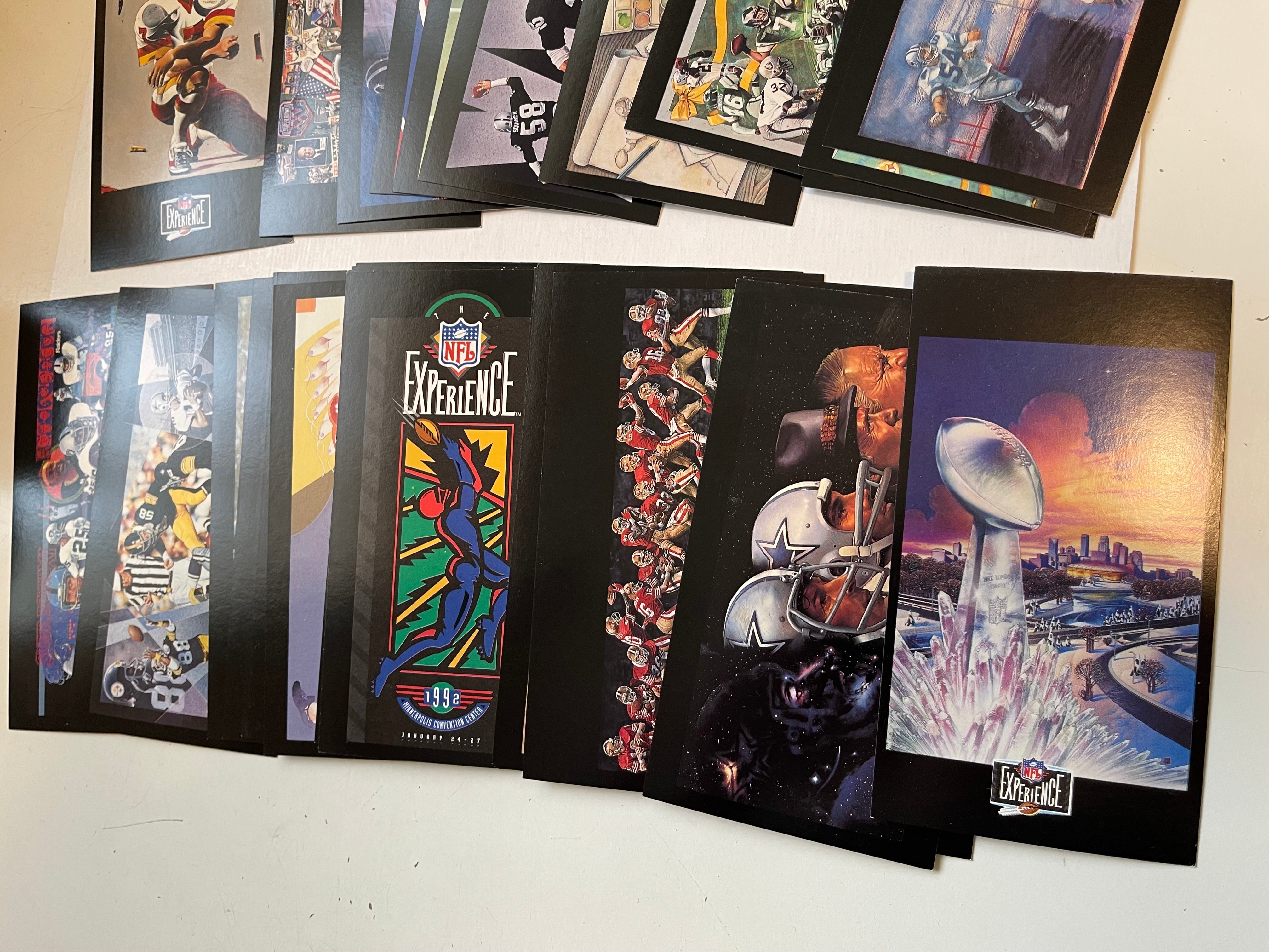 NFL Expierence limited issued super bowl cards set 1992