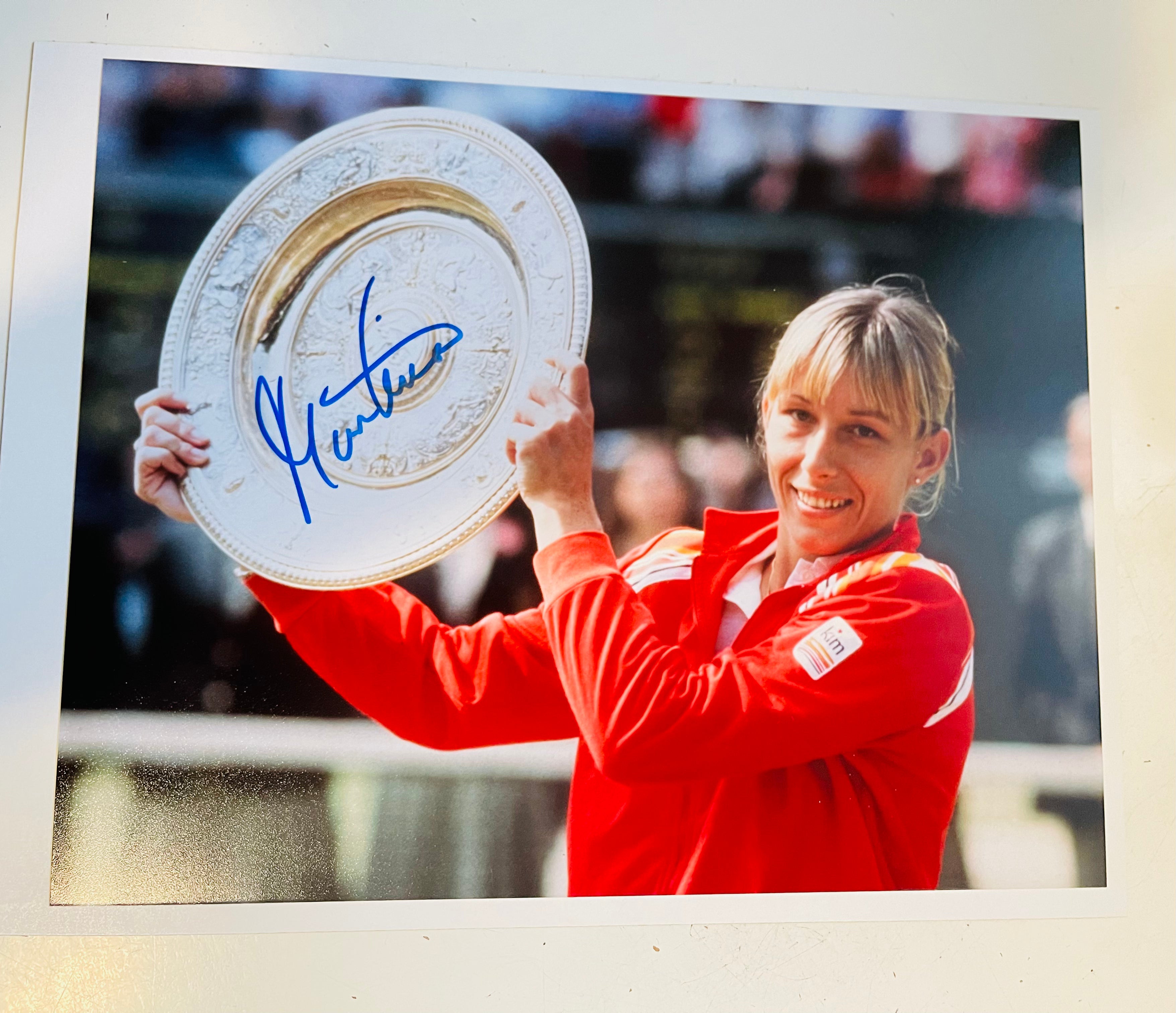 Martina Navratilova rare Autograph Tennis legend with COA