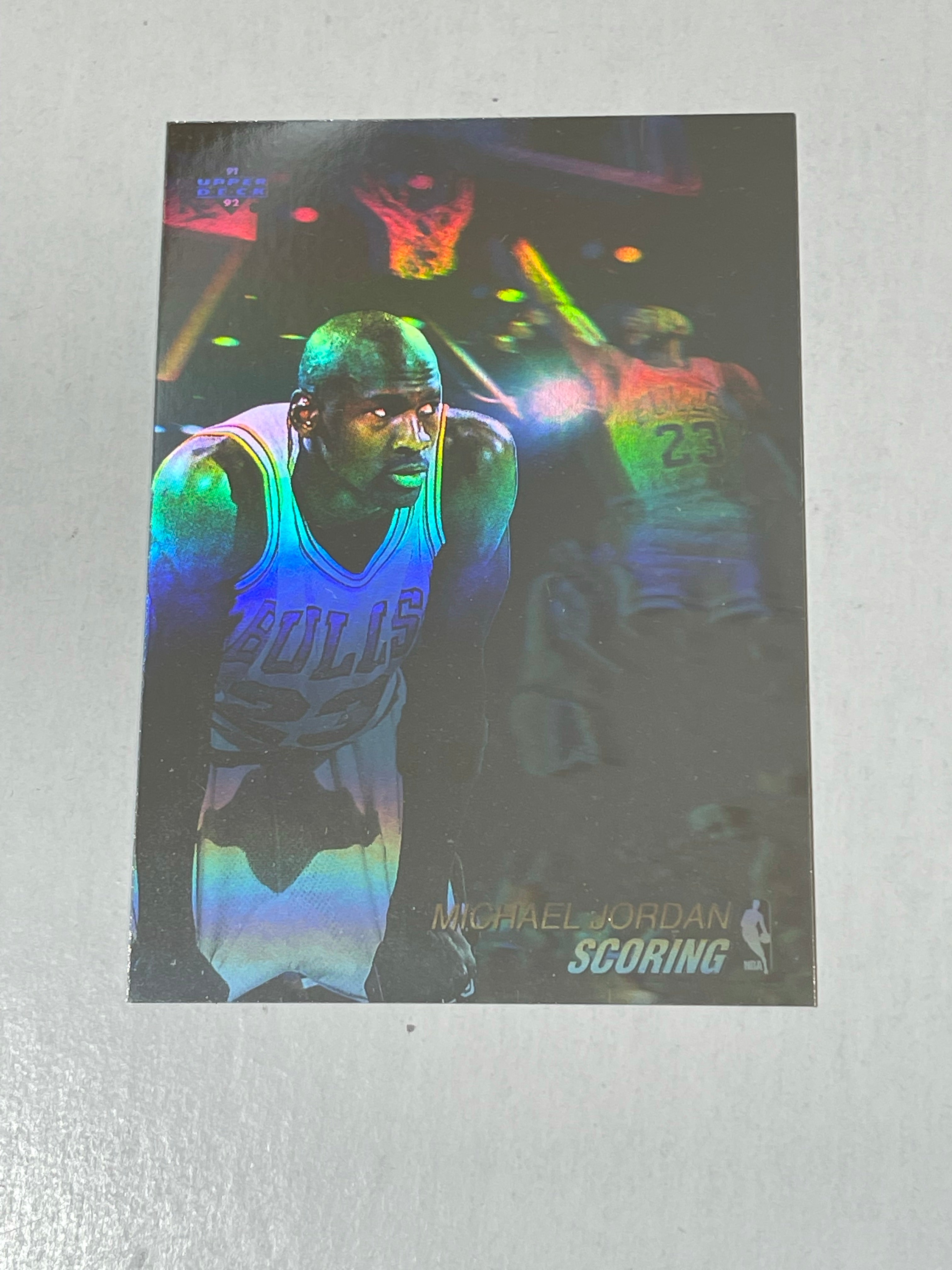 Michael Jordan Upper Deck hologram basketball insert card 1991 Michael Jordan Upper Deck hologram basketball insert card 1991