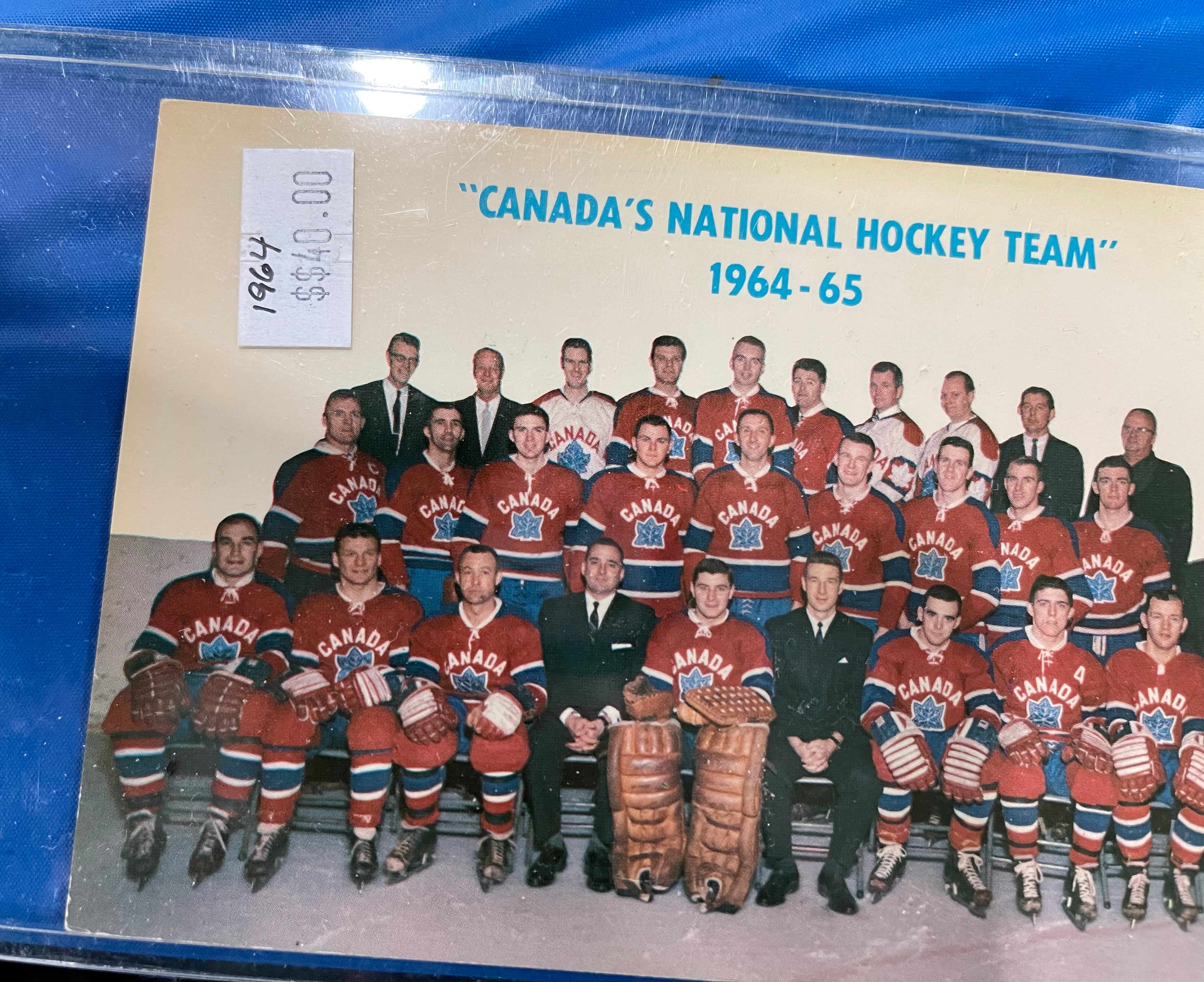 Montreal Canadiens vintage postcard 1964