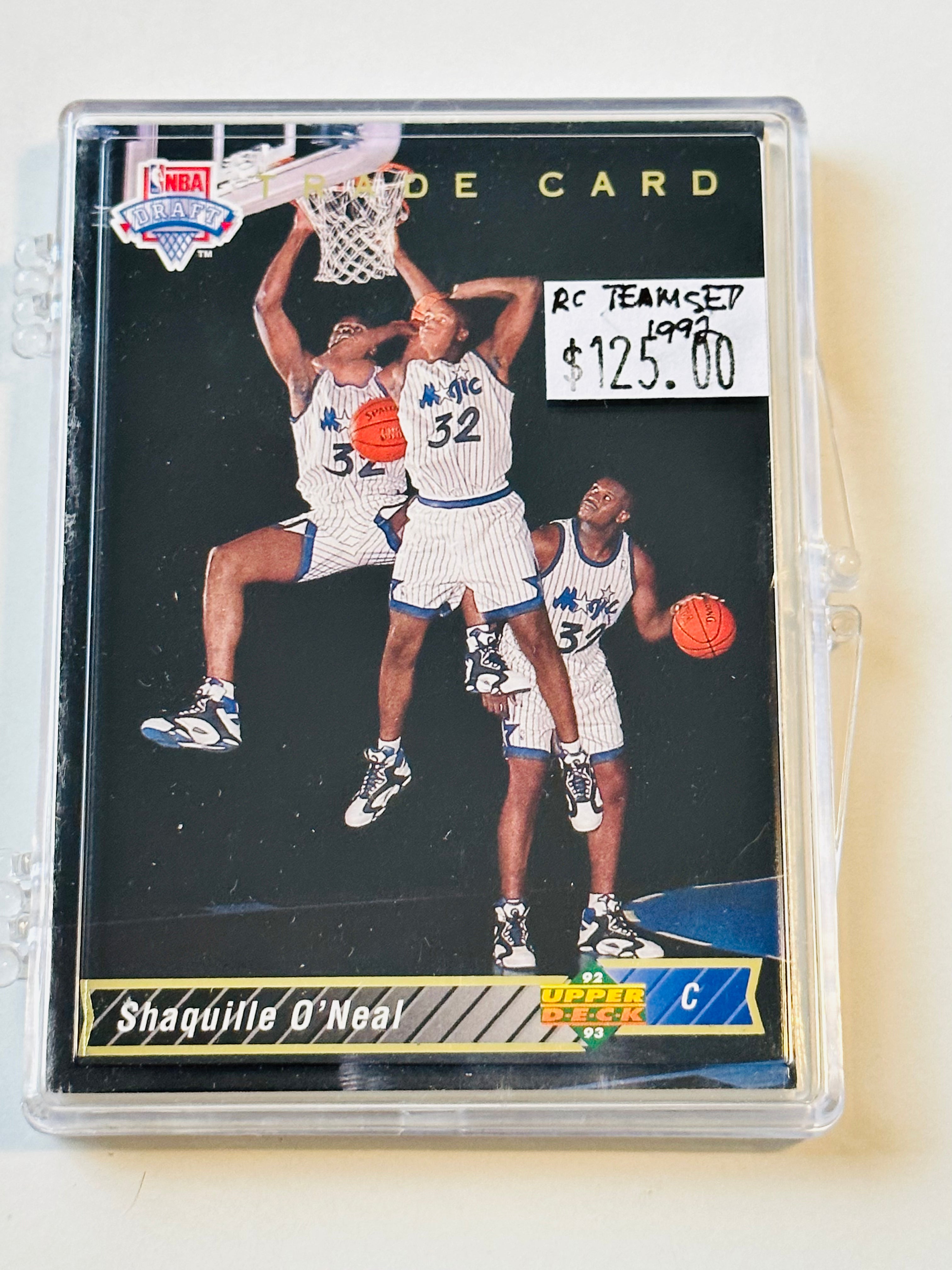 Shaq O’Neal Upper Deck basketball rookie with team set 1992