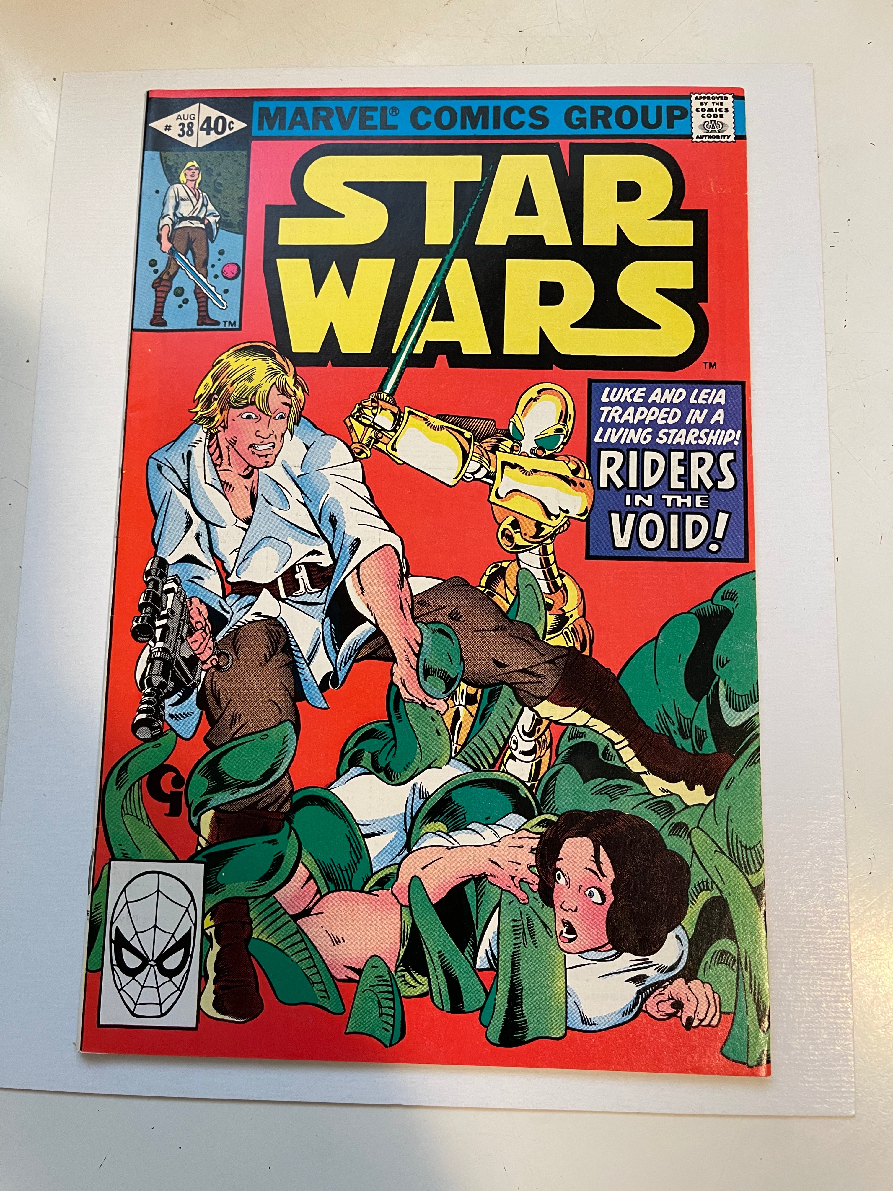 Star Wars #38 high grade condition comic book 1970s
