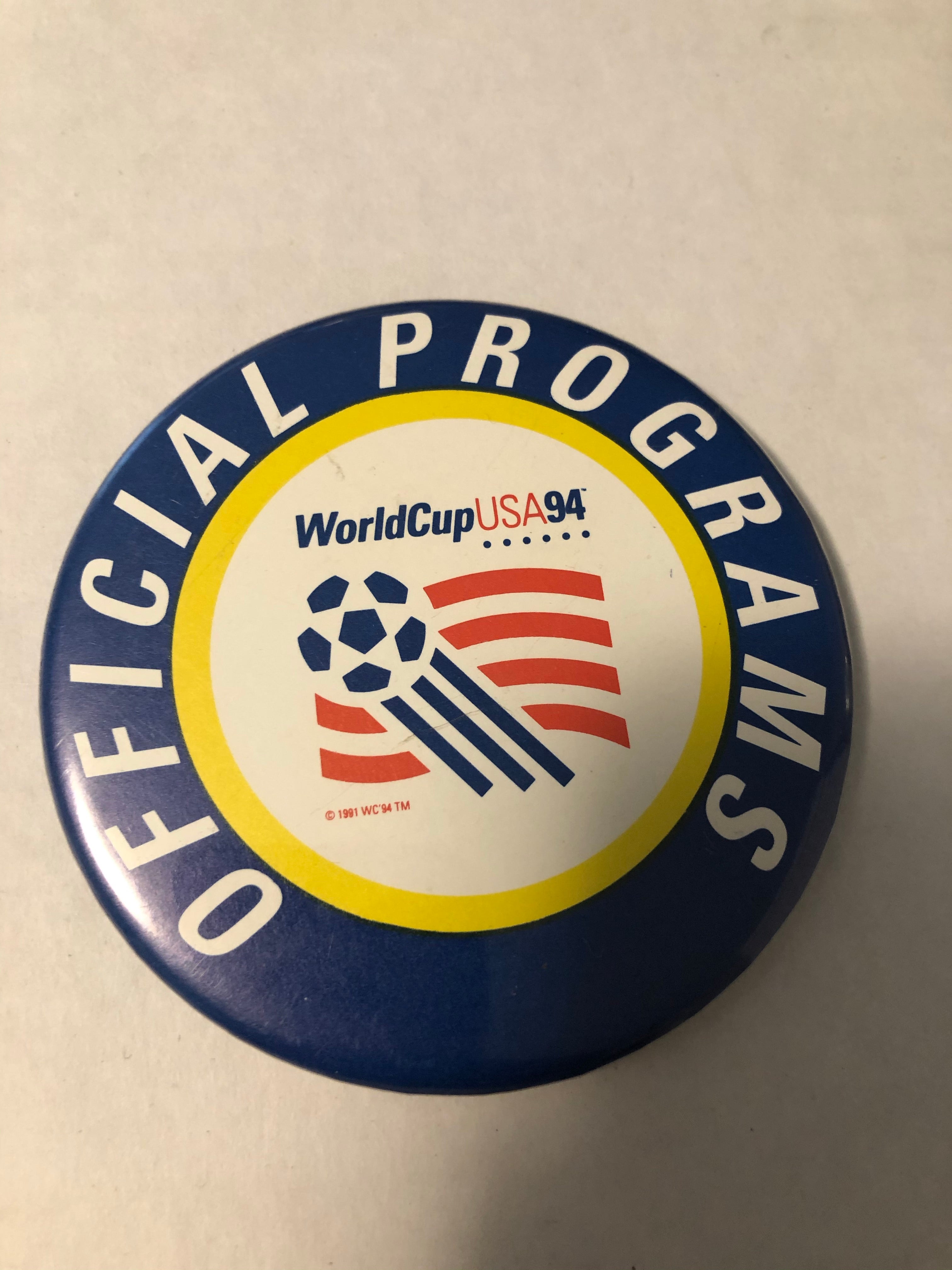 1994 World Cup Soccer official button