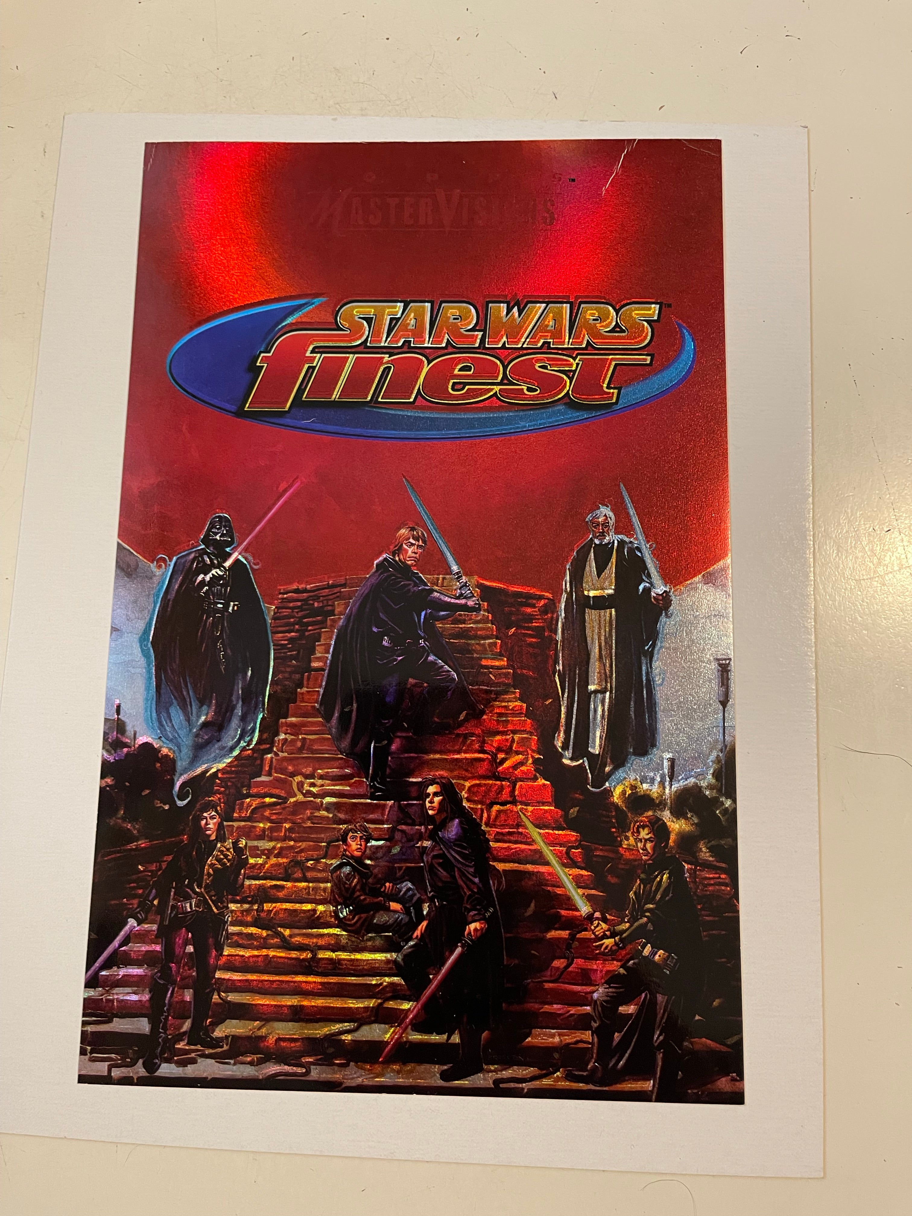 Star Wars Topps Finest large foil case insert card 1996