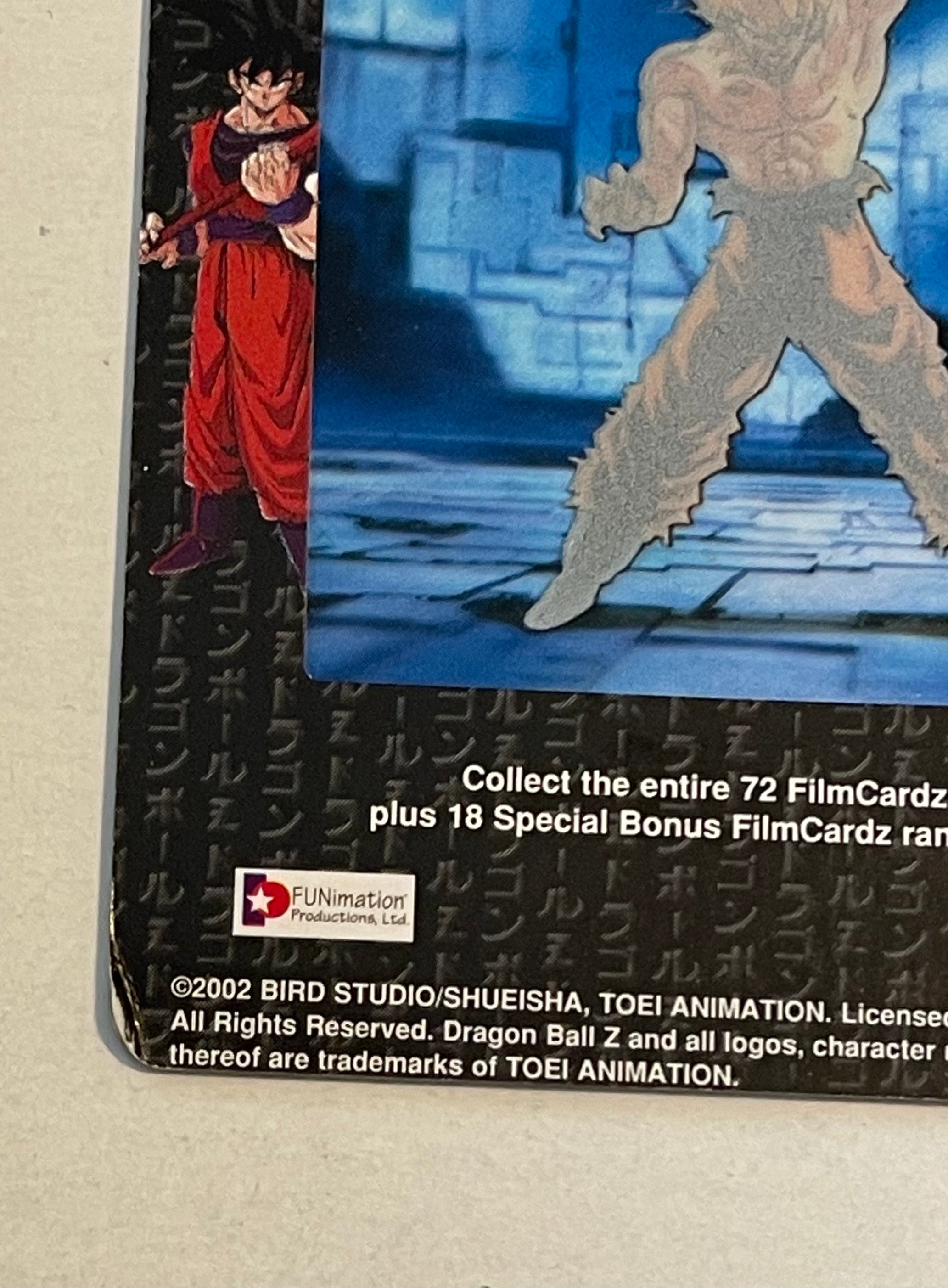 Dragonball Z translucent clear P3 rare promo card 2002