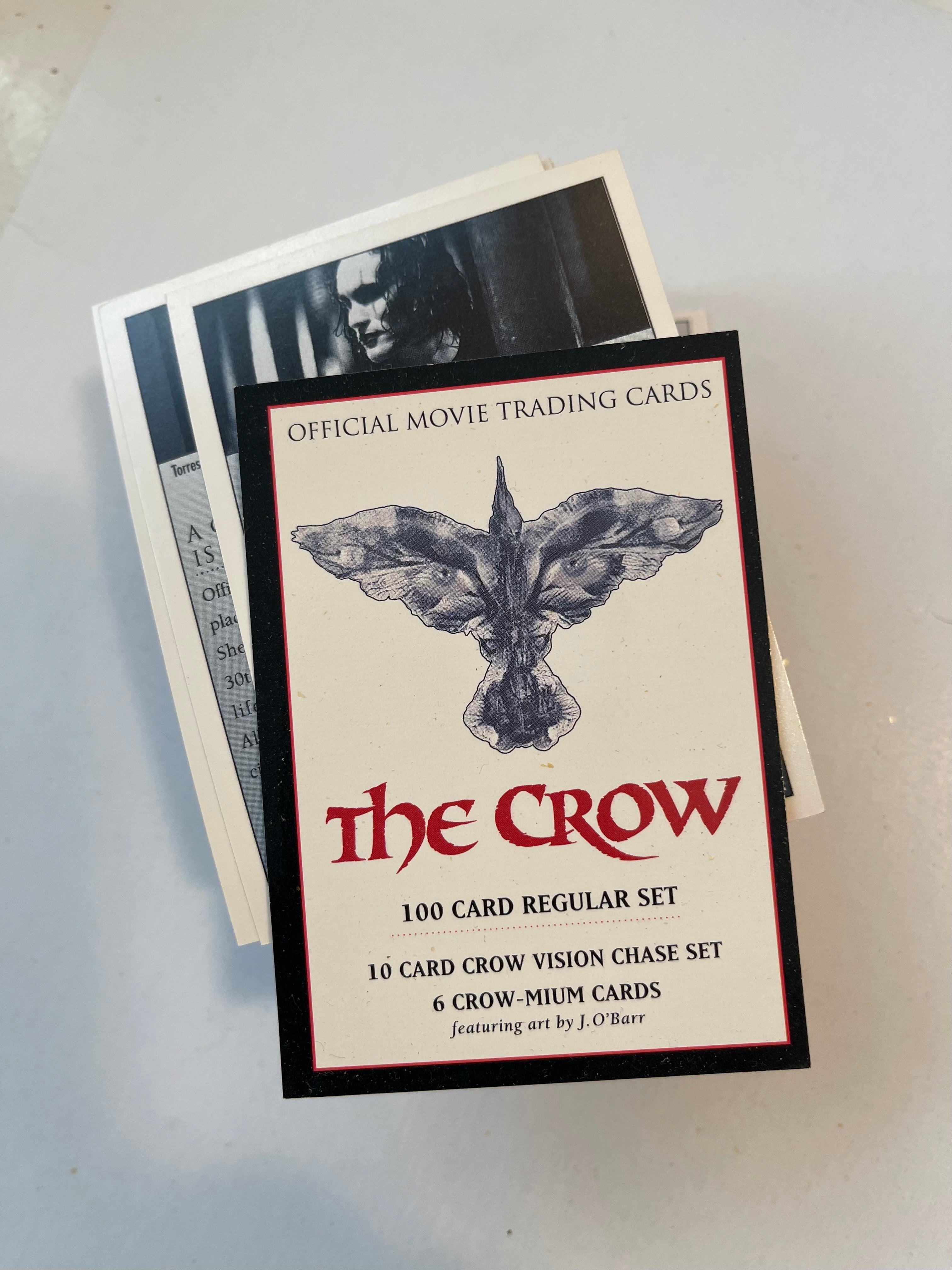 The Crow movie official cards set 1994