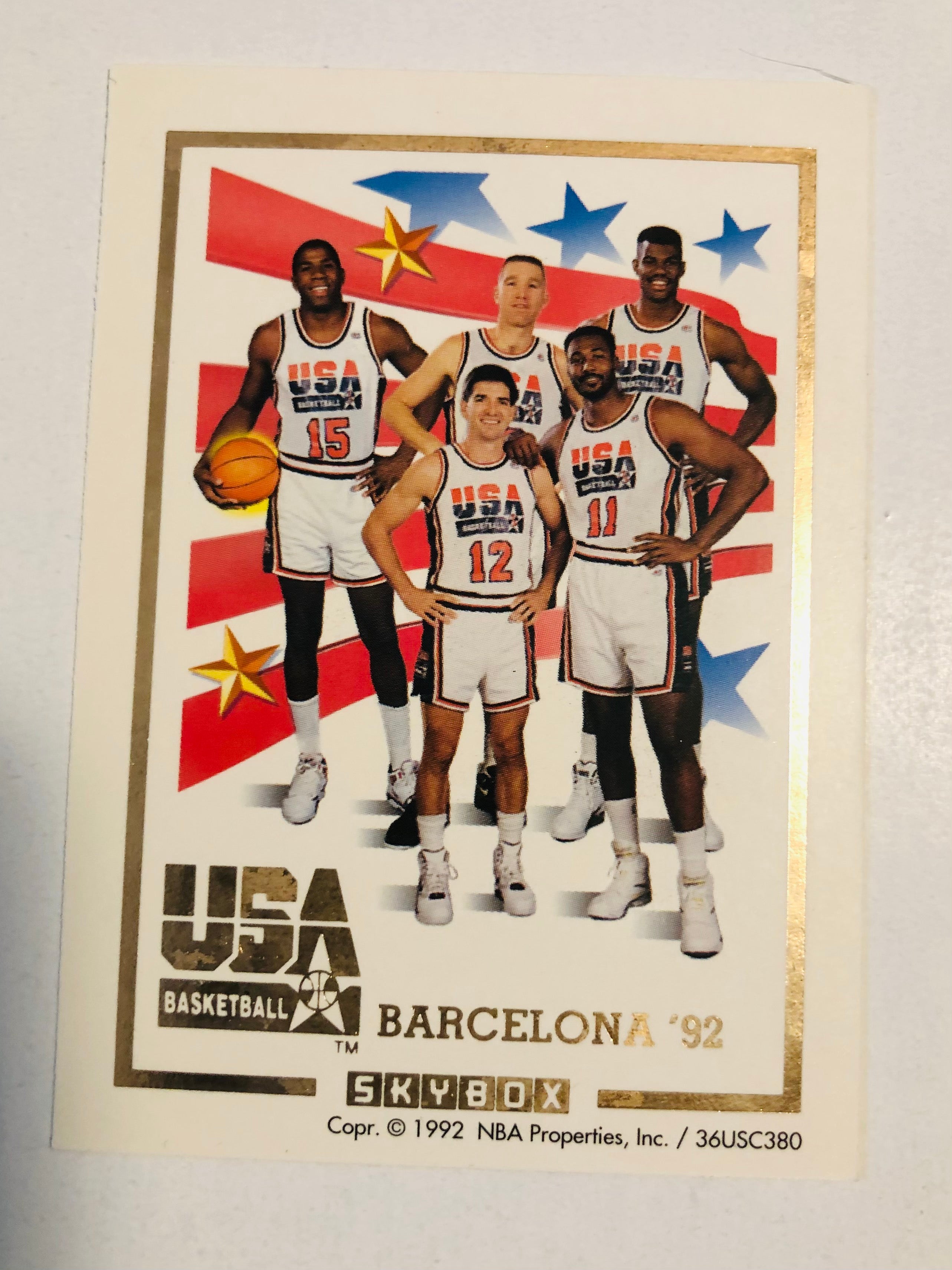 NBA Skybox Olympic Michael Jordan basketball team rare redemption card NBA Skybox Olympic Michael Jordan basketball team rare redemption card