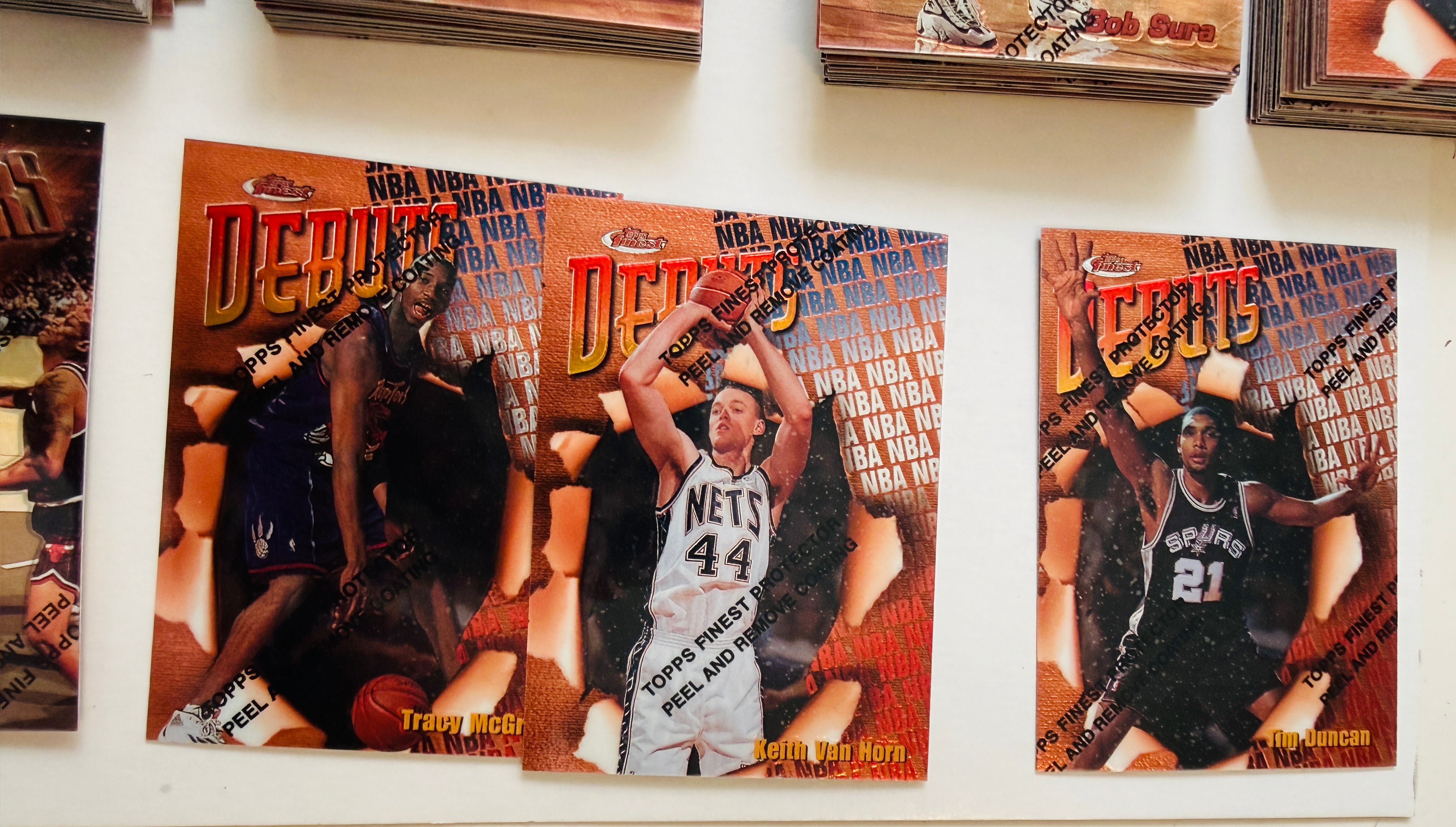 1997/98 Topps Finest basketball series 1 cards set with all the rookies plus Michael Jordan