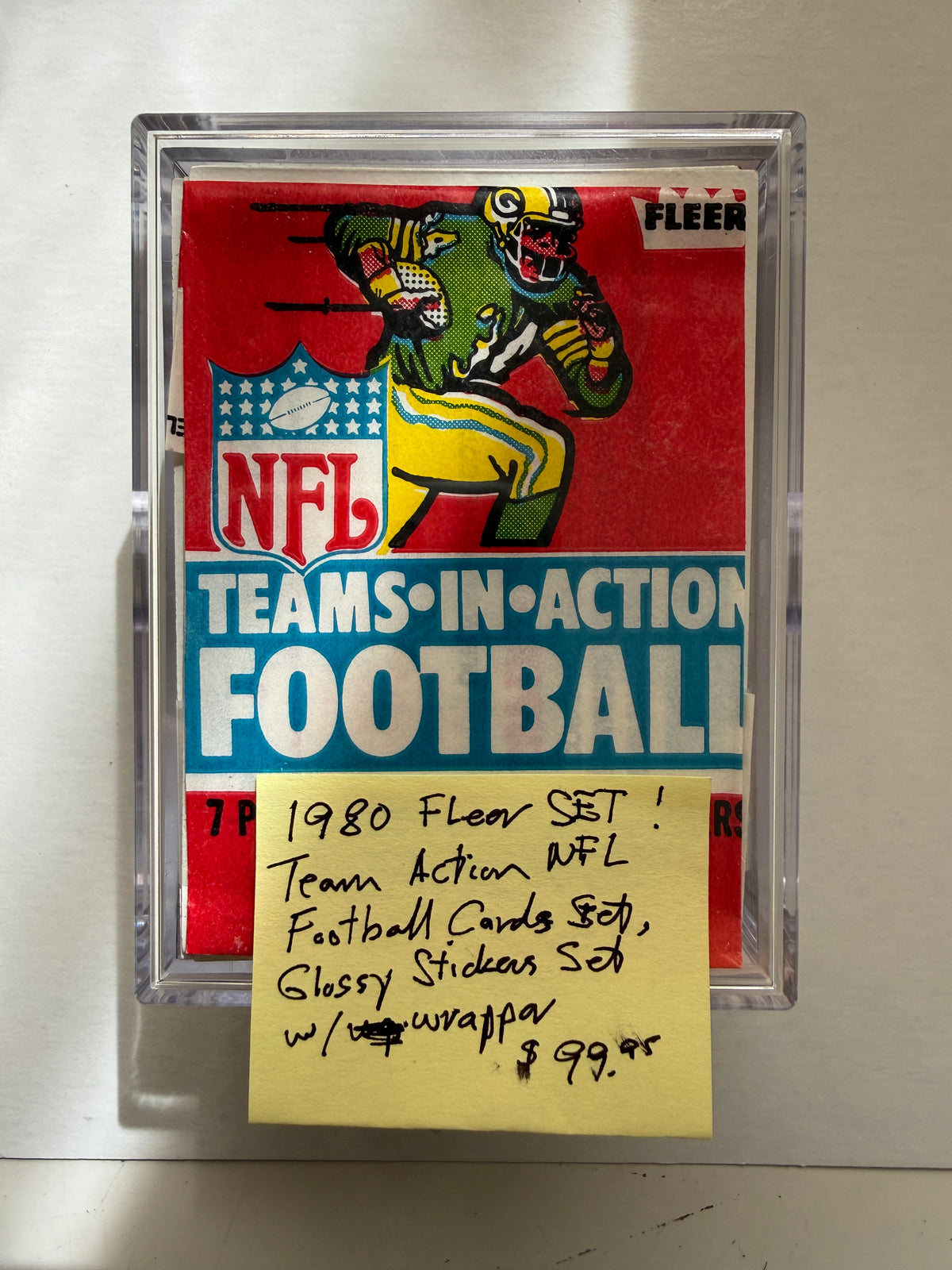 1980 Team Action NFL football cards set  and glossy logos set