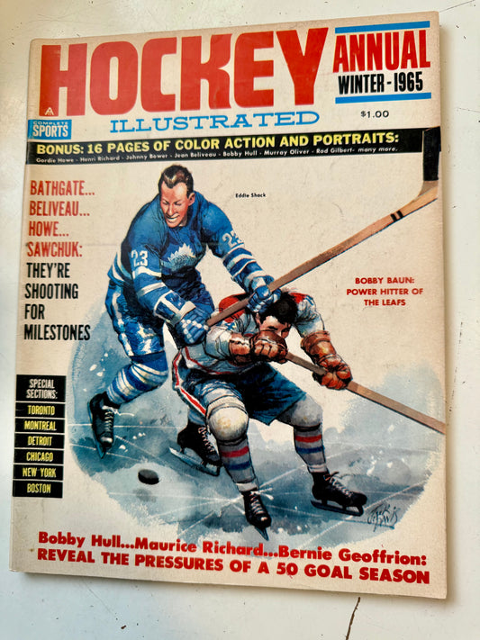 Hockey Annual magazine 1965