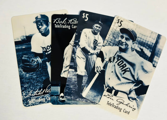 Baseball legends phonecards set 1990s