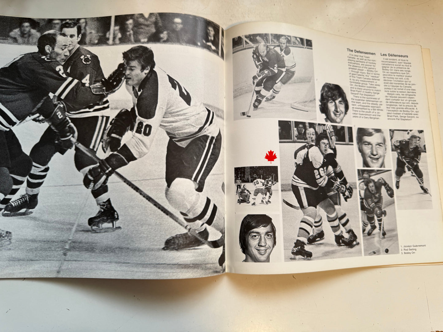 Team Canada original vintage hockey program 1972