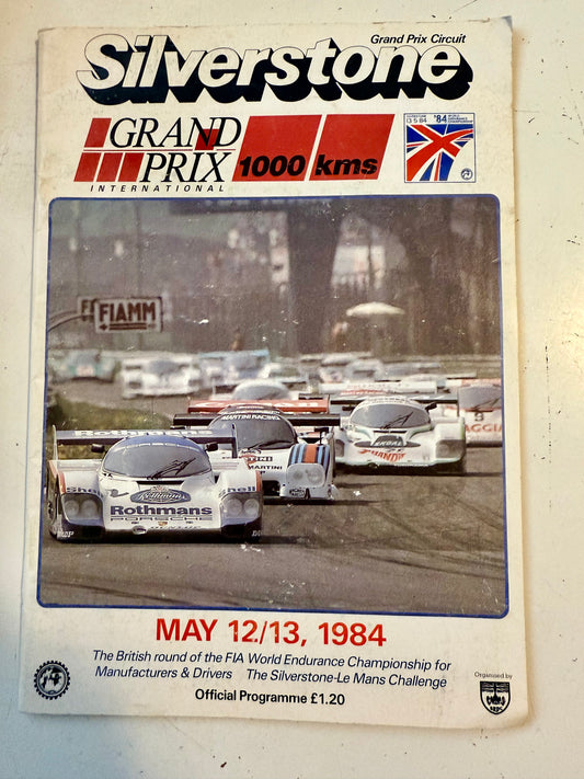 Silverstone, Grand Prix race program 1984