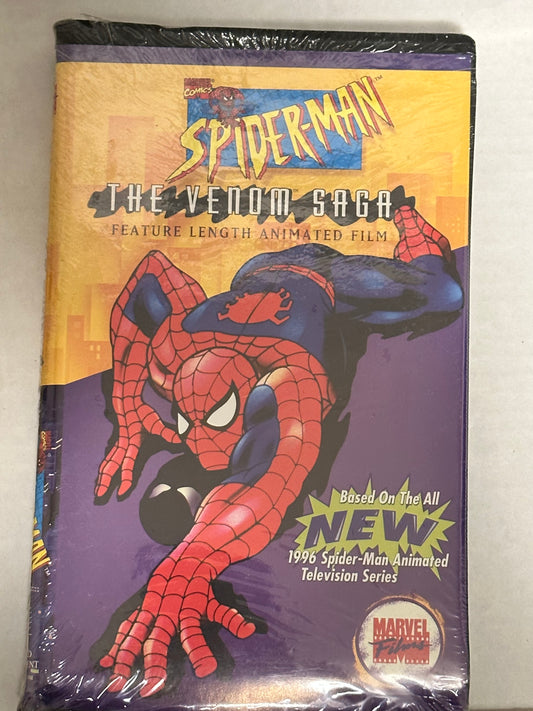 VHS Spider-man The Venom Saga factory sealed 1996