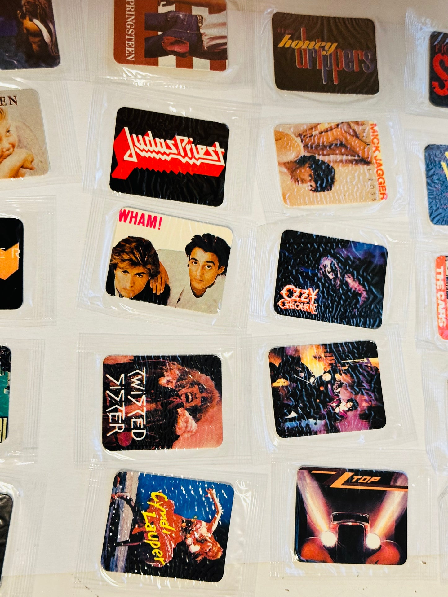 Rockstars Hostess chips rare 20 cards set 1986.