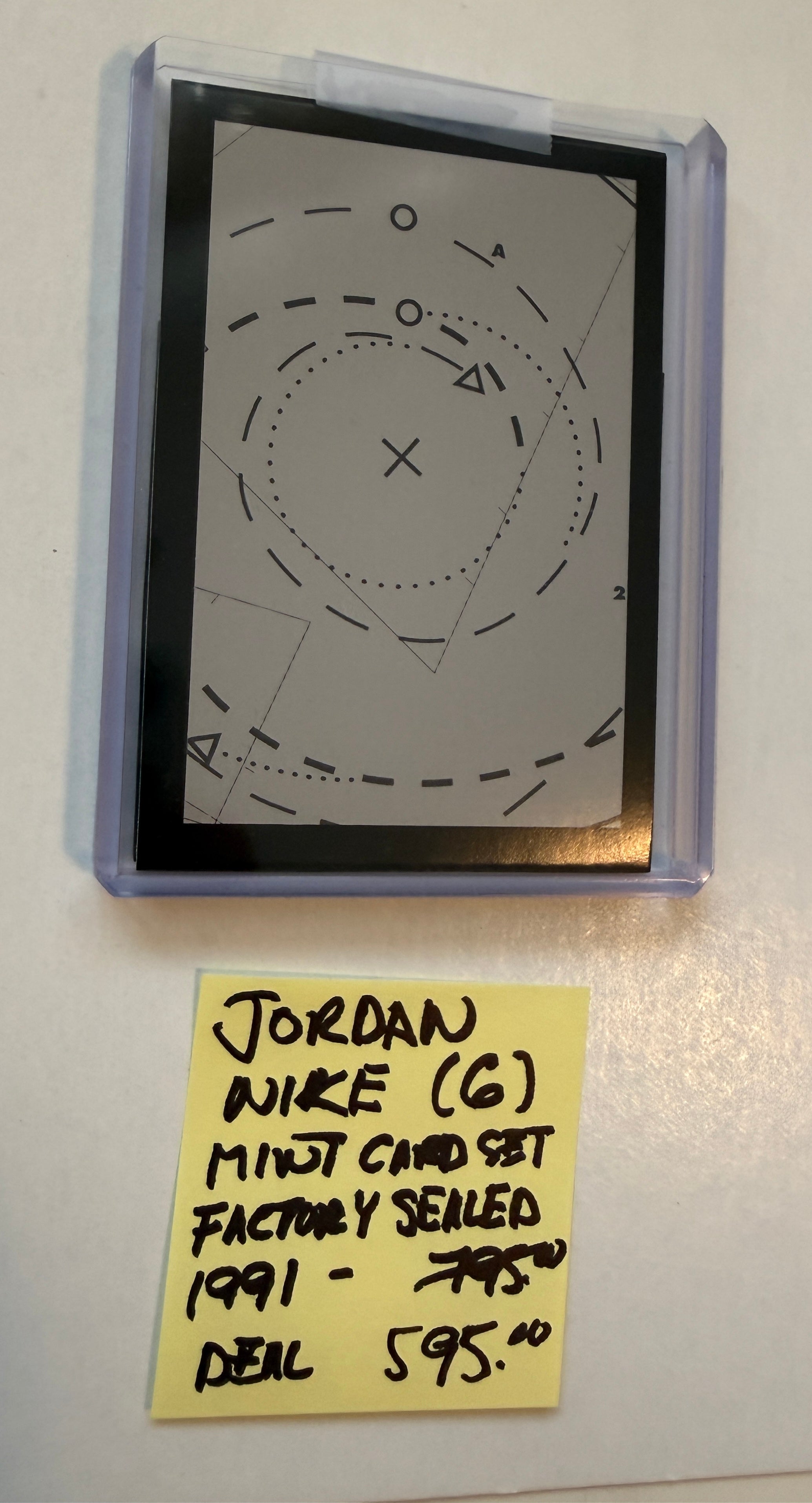 Nike Michael Jordan rare limited issued 6 cards set factory sealed 1991