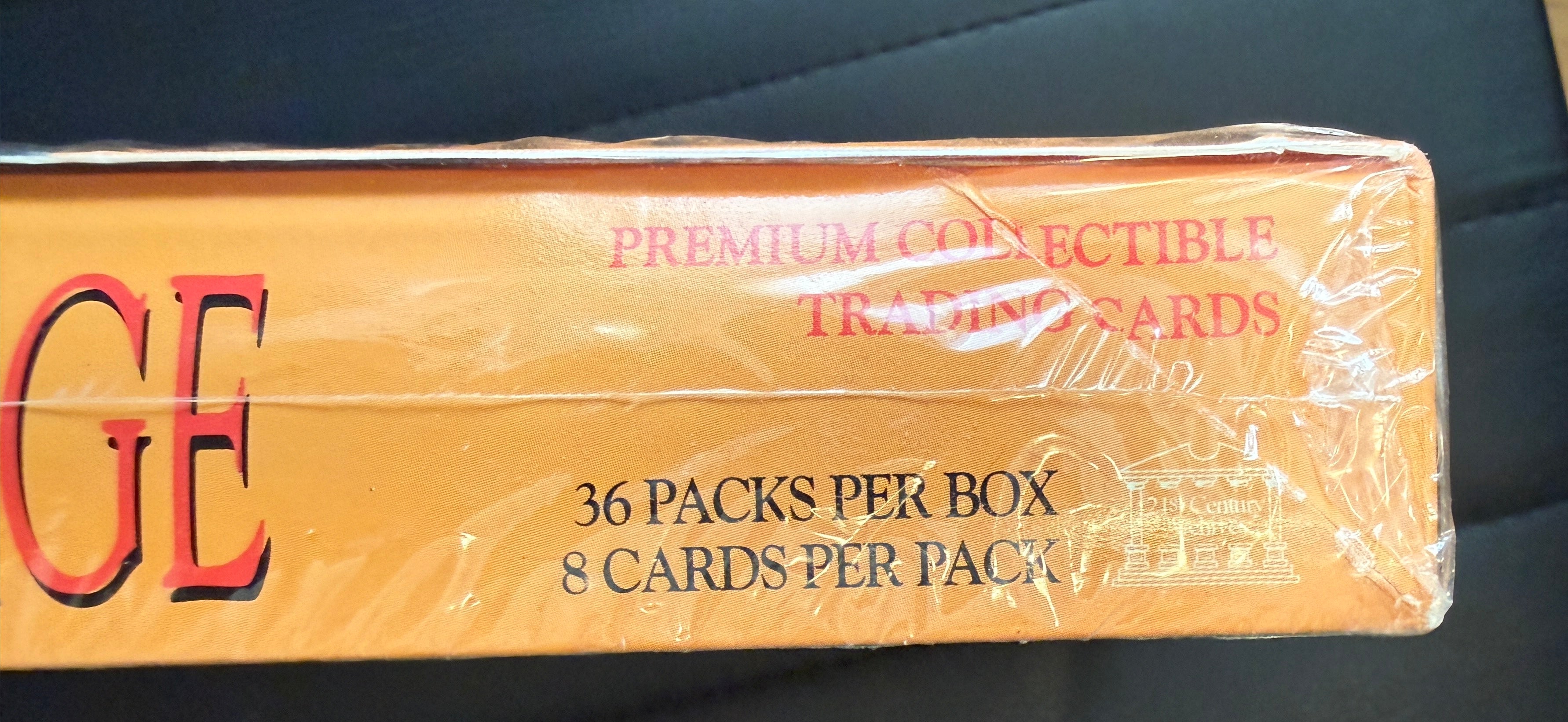 Bettie Page rare 36 sealed packs photo cards factory sealed box 1991