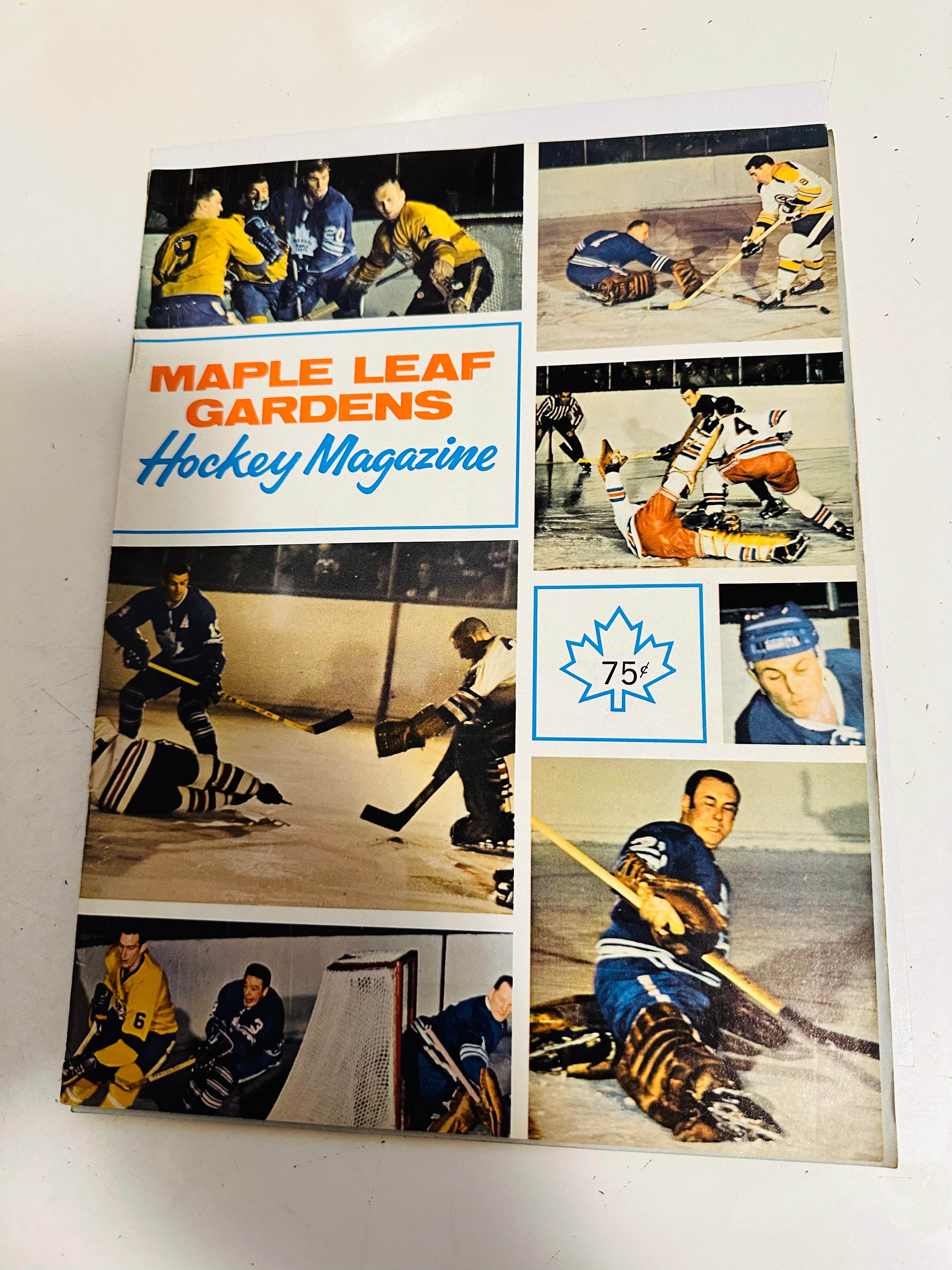 Maple Leaf Gardens March 8 game program 1968/69