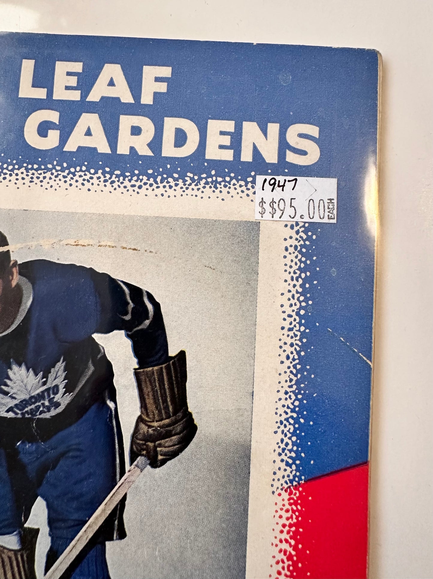 Toronto Maple Leafs NHL Hockey Program 1947