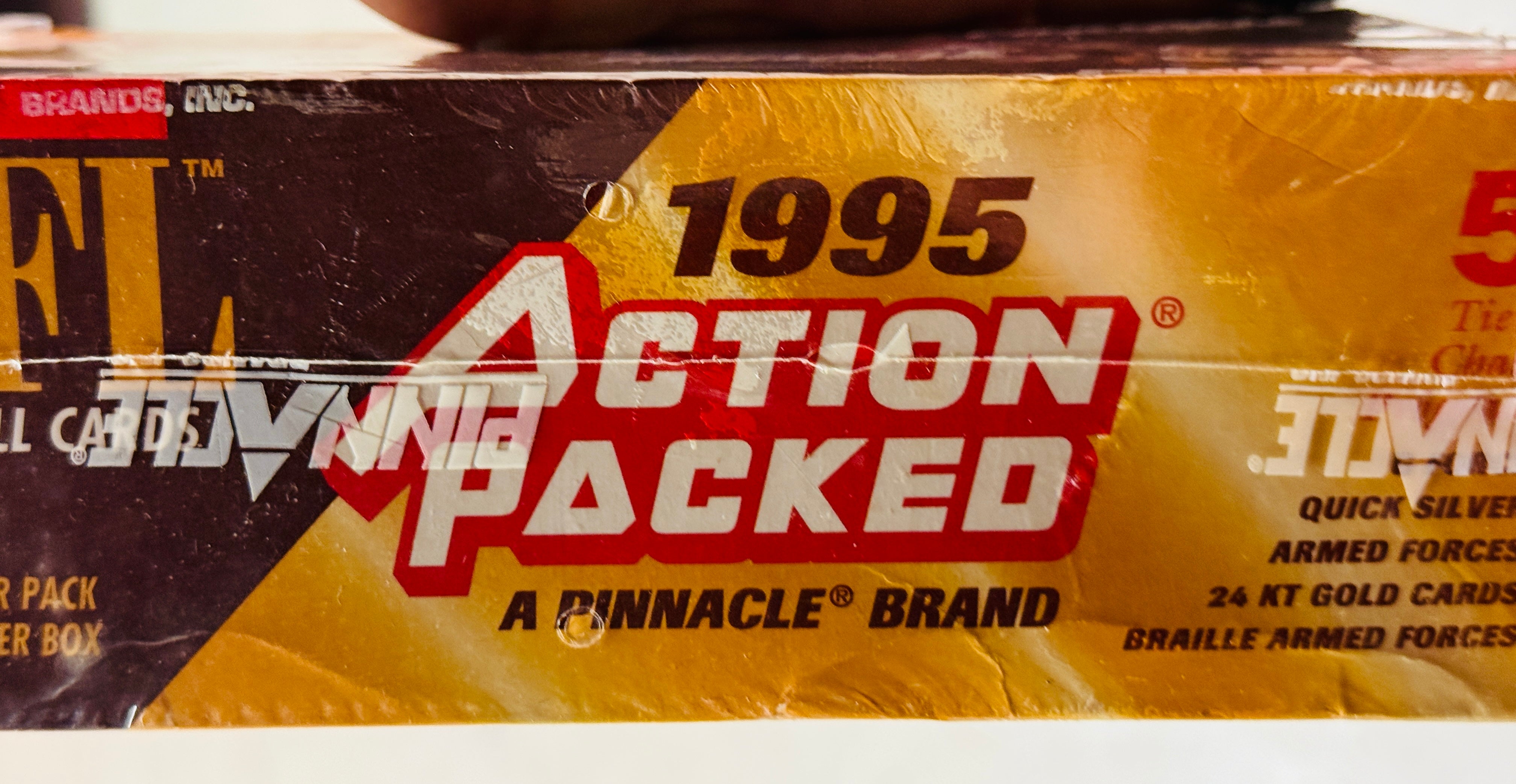 Action Packed football cards rare factory sealed box 1995