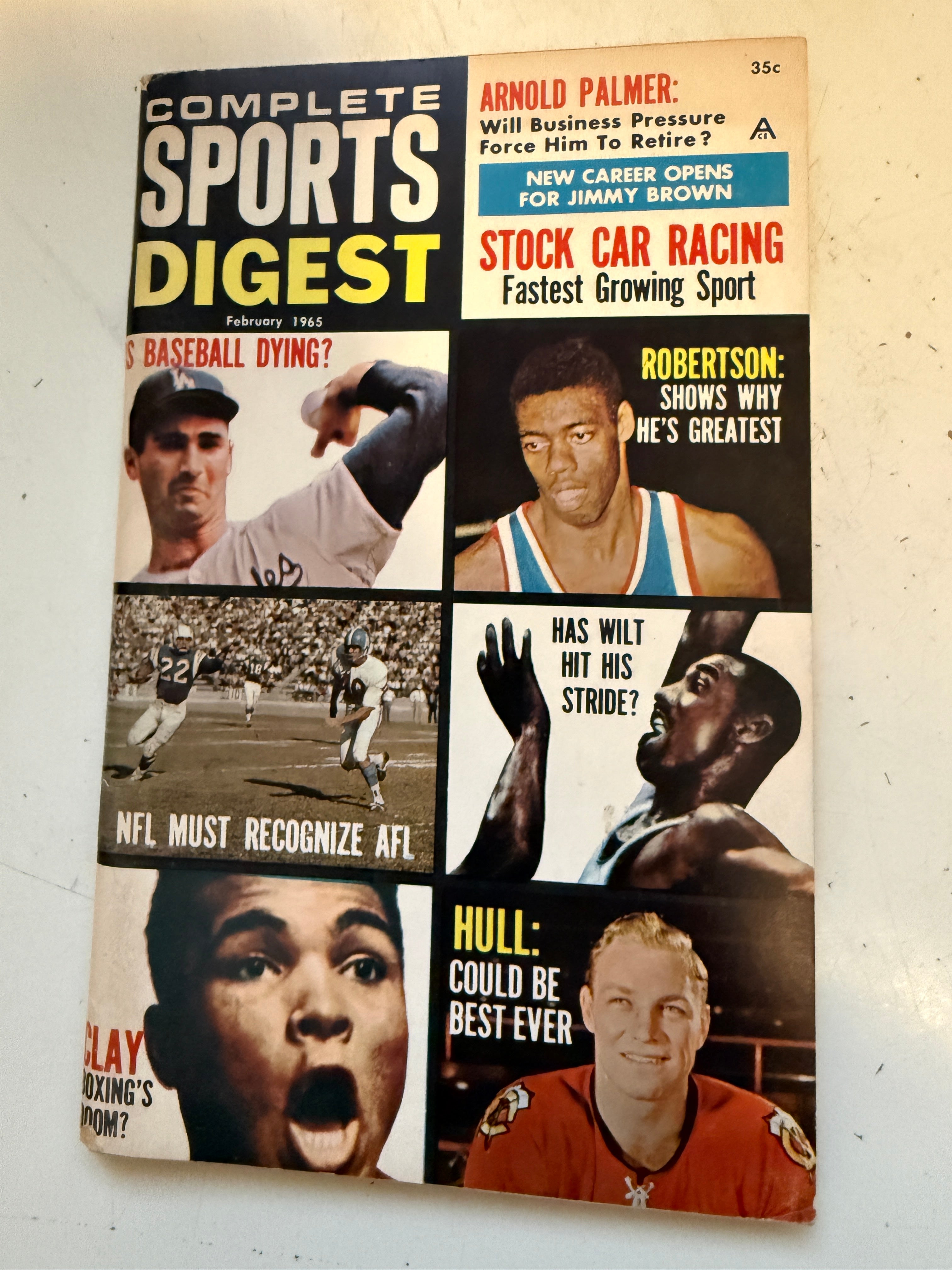 Sports Digest vintage magazine 1965