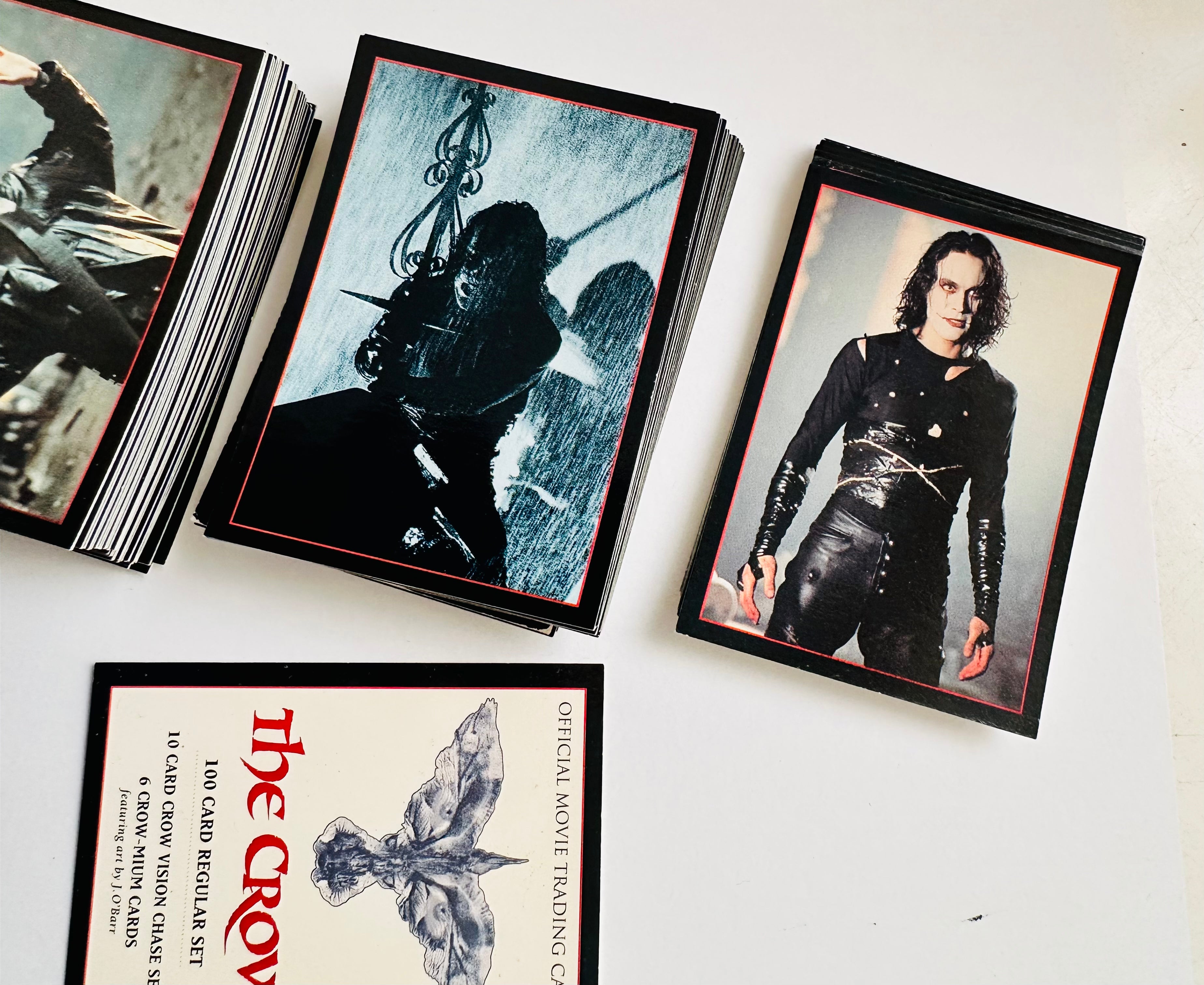 The Crow first movie with Brandon Lee rare limited print cards set 1994